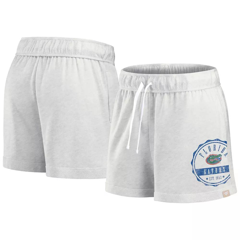 Women's Fanatics Oatmeal Florida Gators Win Badge Shorts,  Product Image