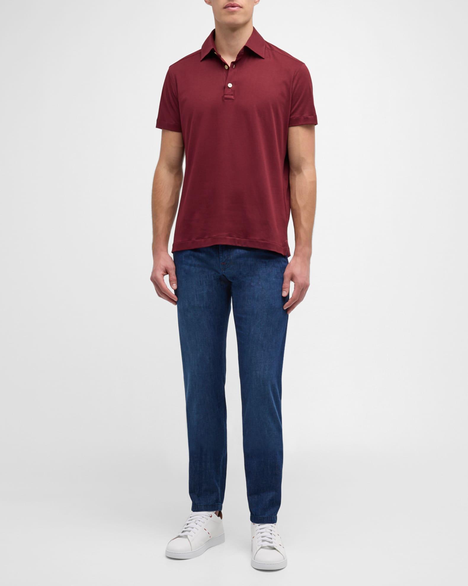 Men's Cotton Polo Shirt Product Image