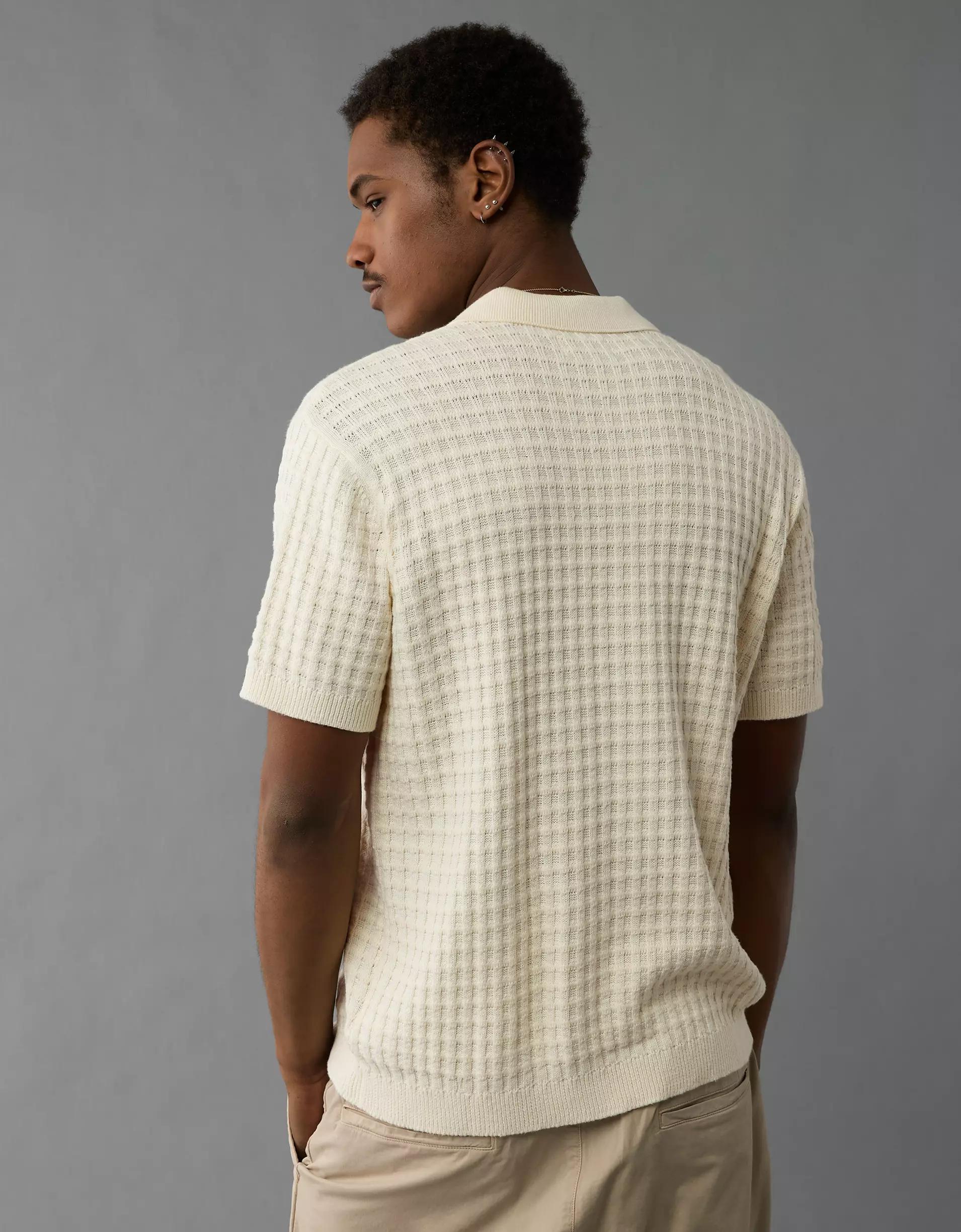 AE Weekend Sweater Polo Shirt Product Image