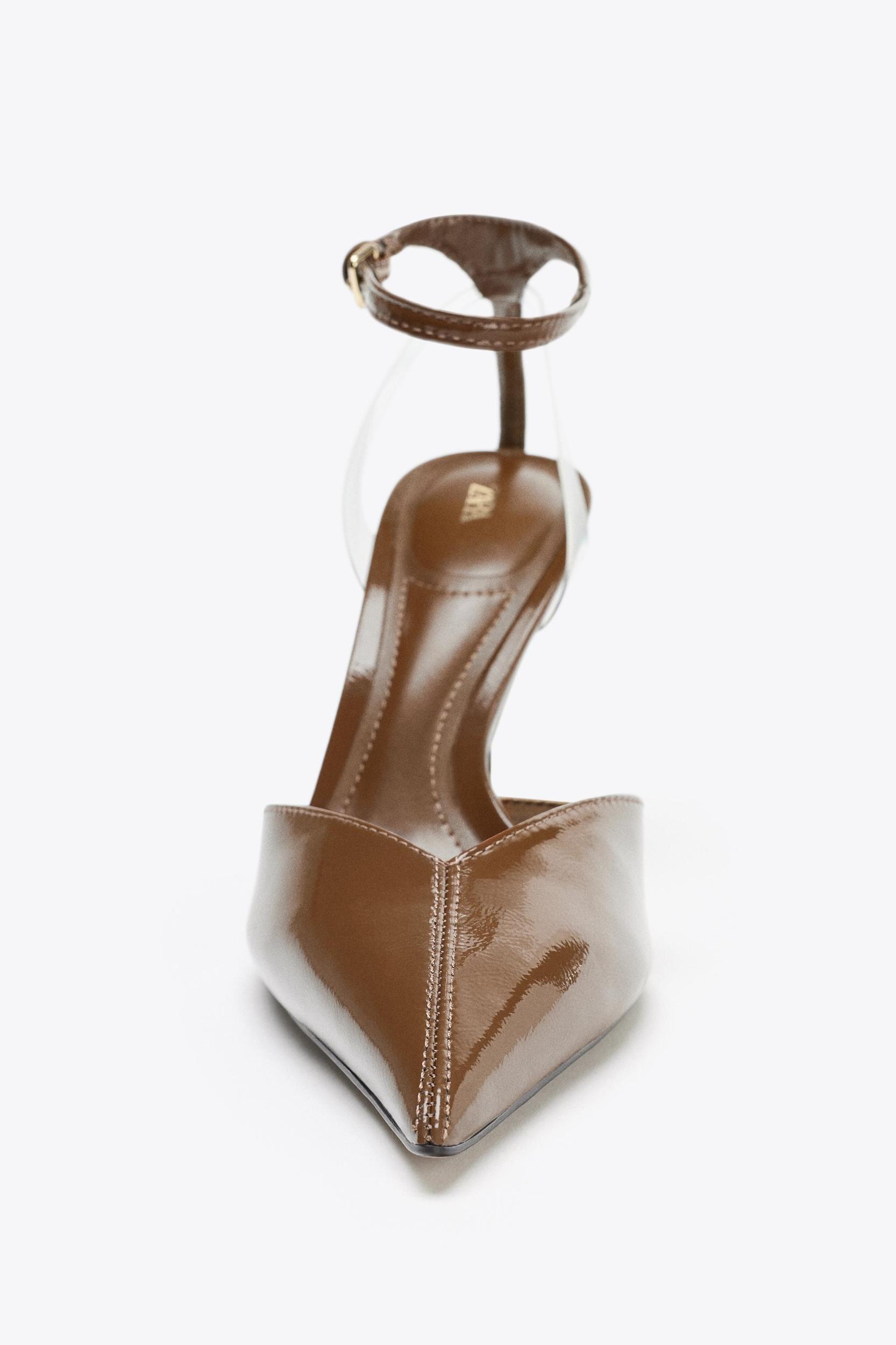 PATENT FINISH HEELED SHOES Product Image