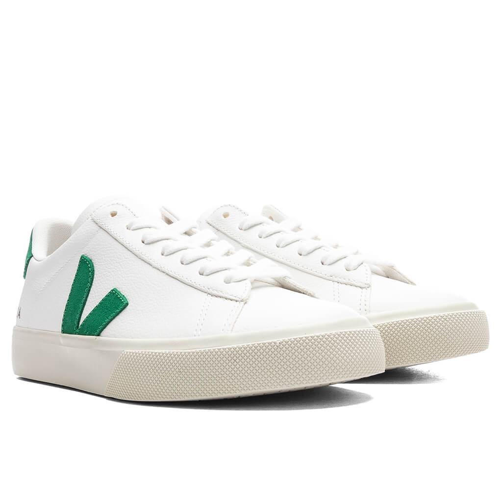 Women's Campo Chromefree Leather - Extra White/Emeraude Female Product Image