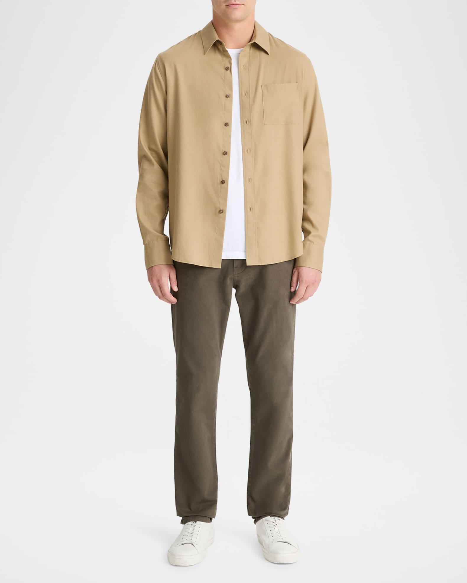 Italian Cotton-Wool Twill Shirt Product Image