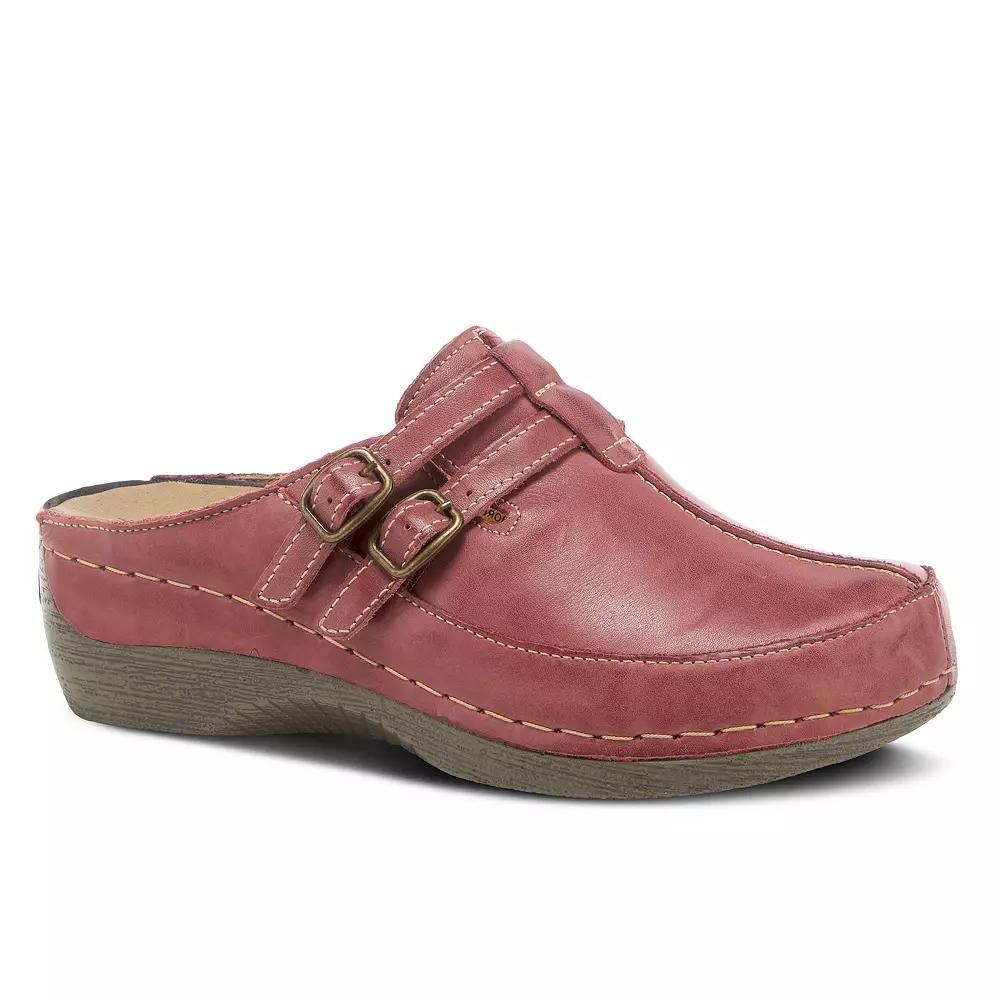 Spring Step Happy Women's Leather Clogs,  Product Image