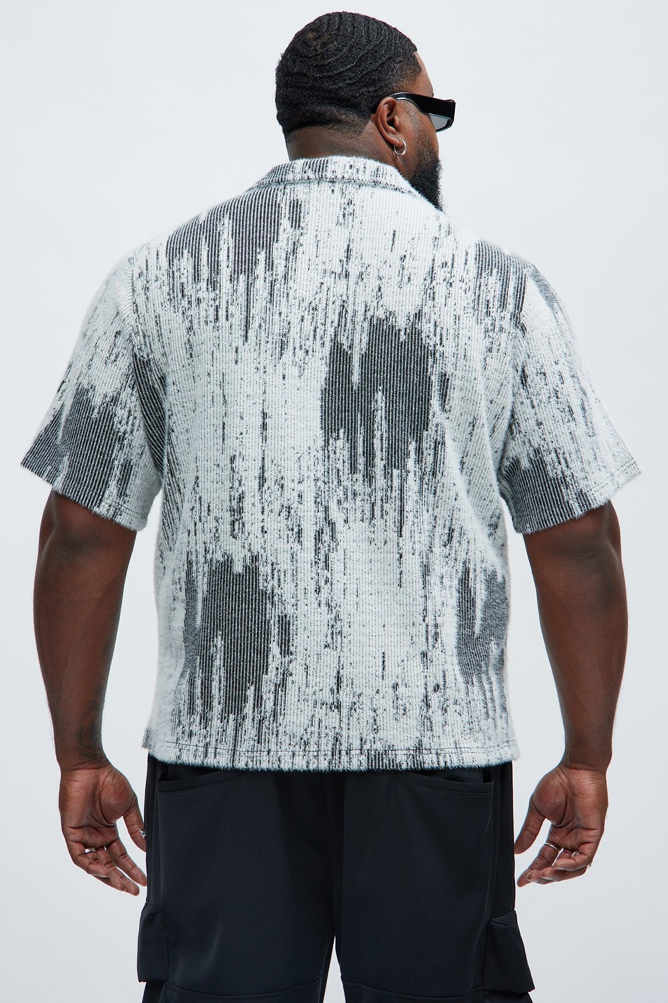 Livin' That Life Mohair Shirt - Black/combo Product Image