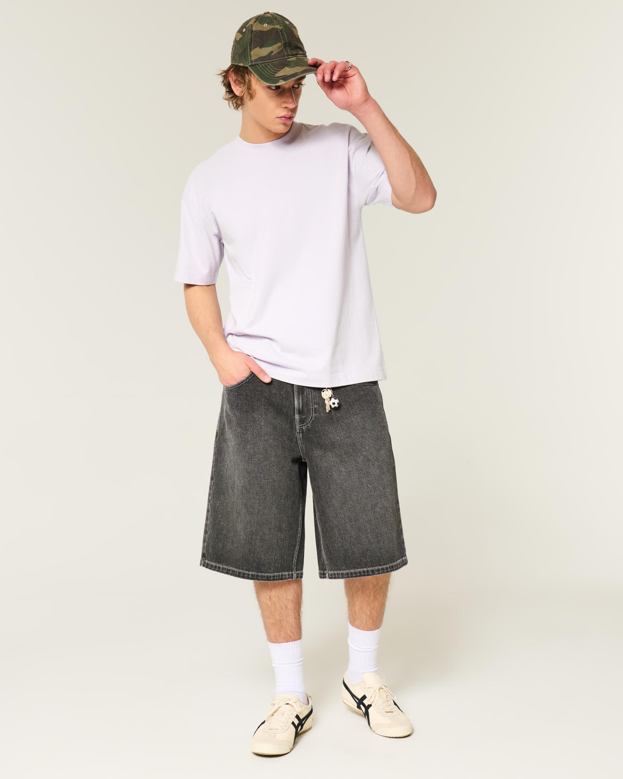 Dalix Mens Lil Smile Heavy Weight Cotton Tee Product Image