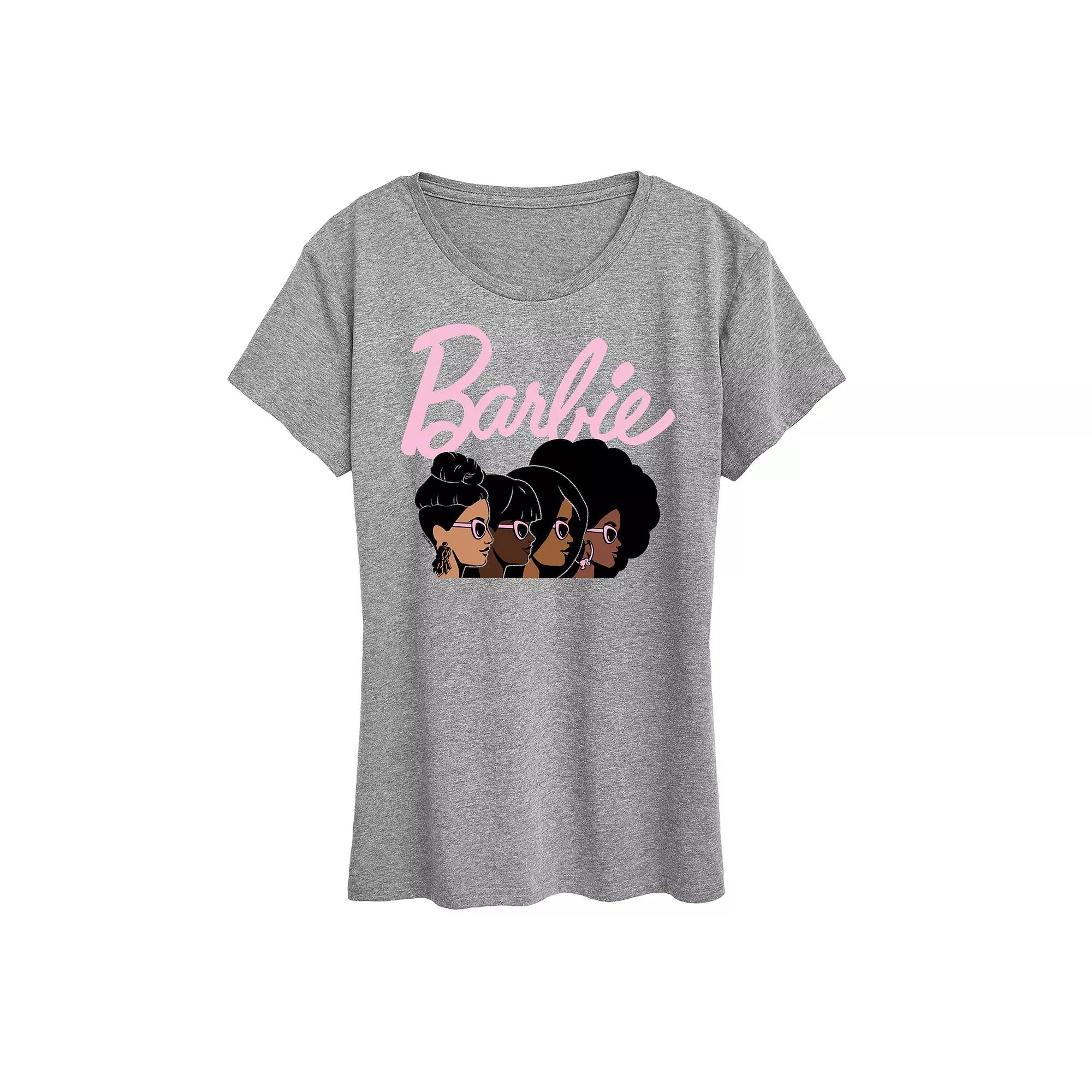 Women's Barbie Black History Month Logo Profiles Graphic Tee,  Product Image