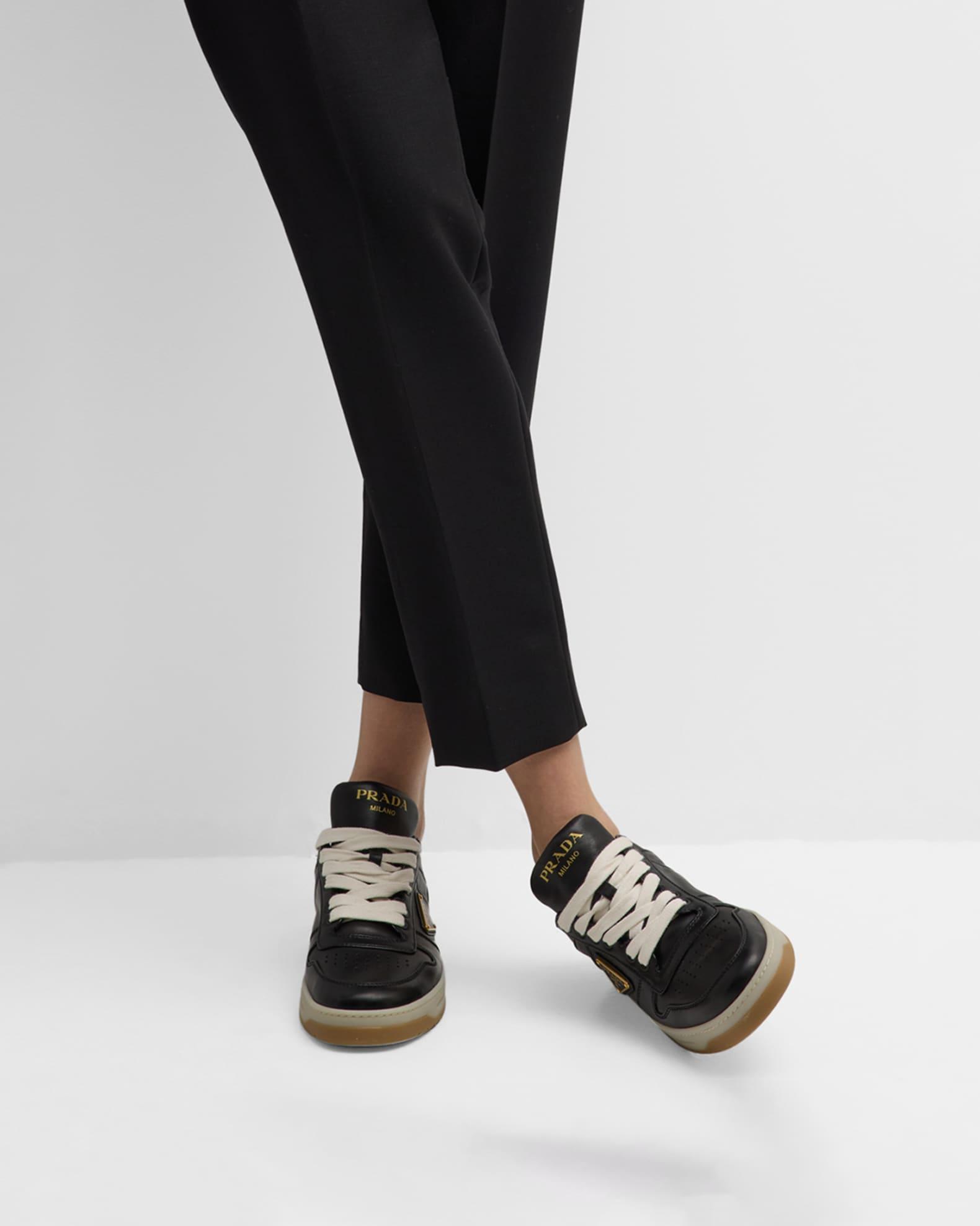 Leather Low-Top Sneakers Product Image