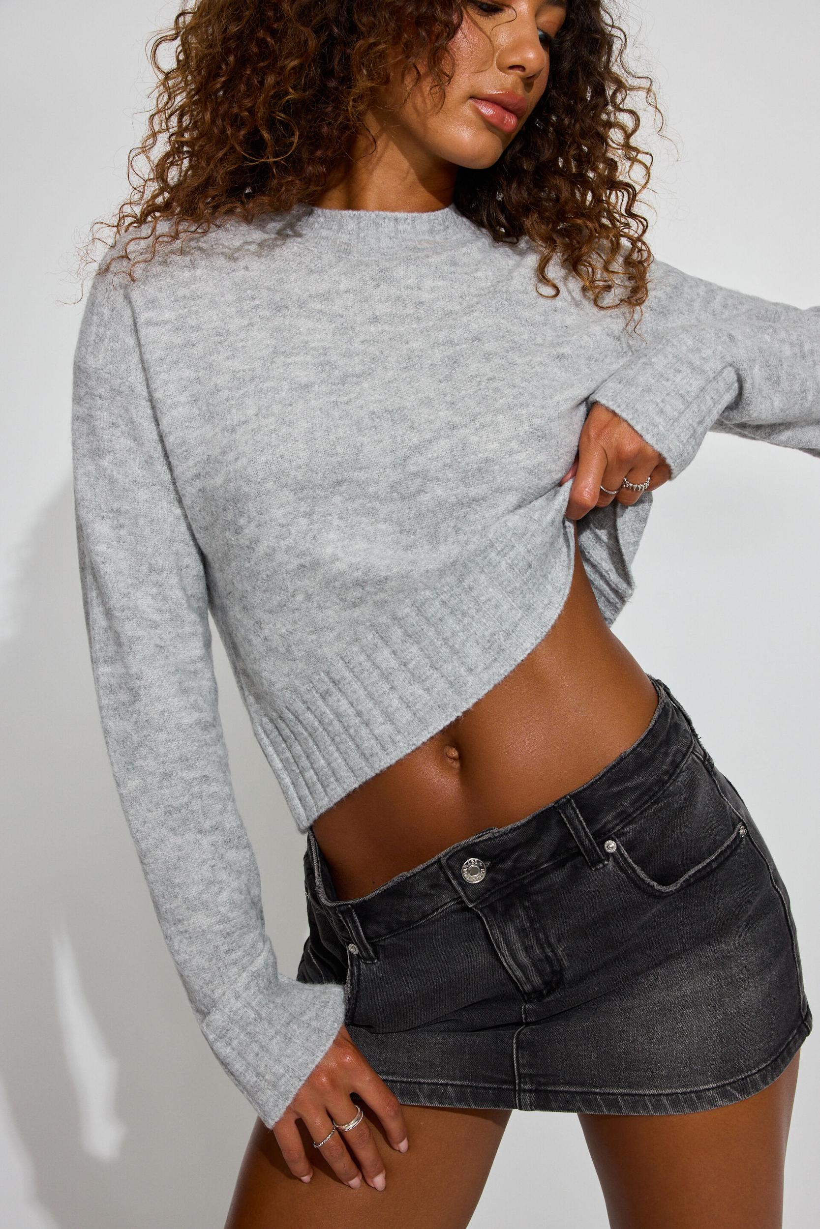 Denim Micro Skort Product Image