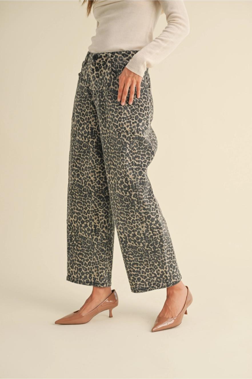 Leopard Print Pants Product Image