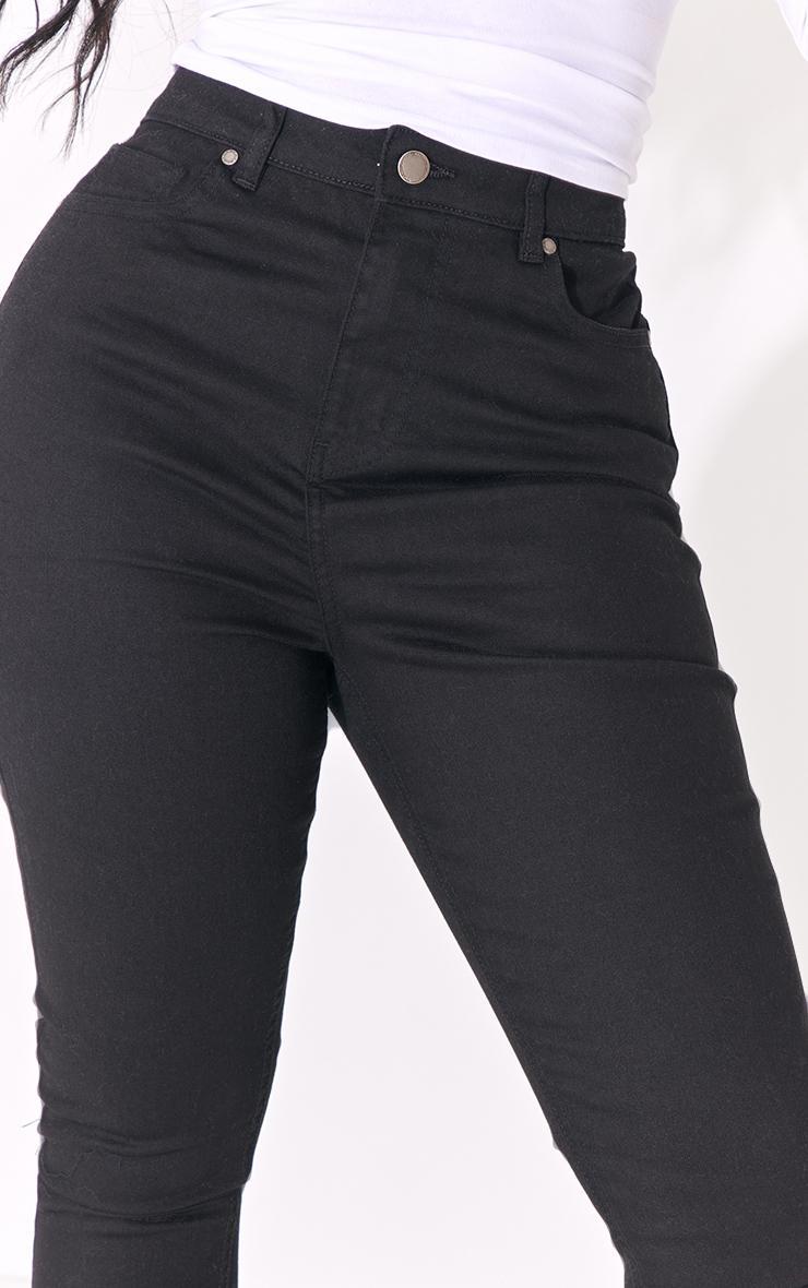 PRETTYLITTLETHING Shape Black High Waisted Super Stretch Denim Jeans Product Image