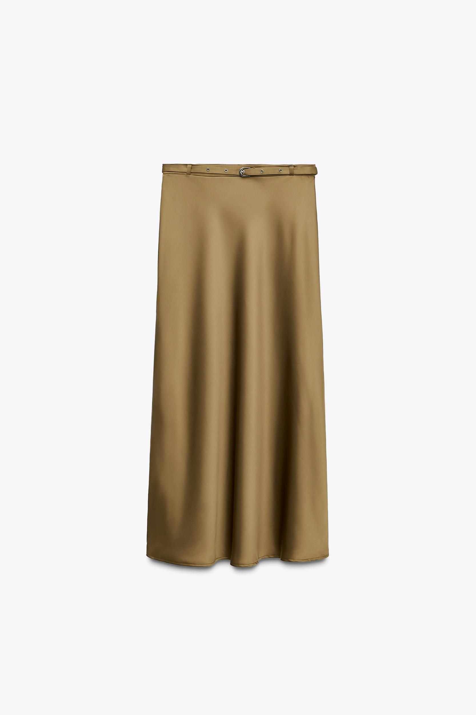 MIDI SKIRT WITH BELT Product Image