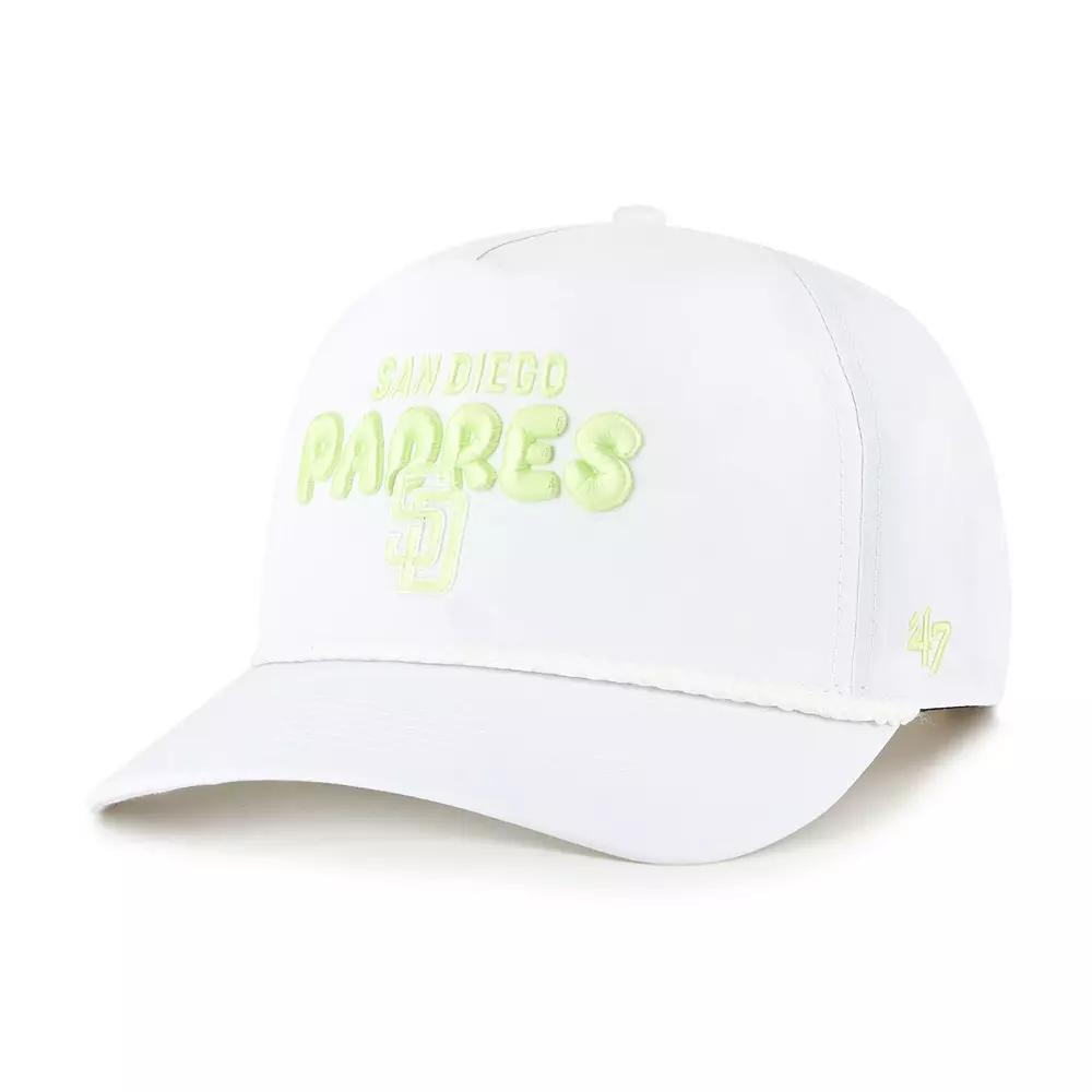 Women's '47  White San Diego Padres Bright Side Adjustable Hitch Hat Product Image
