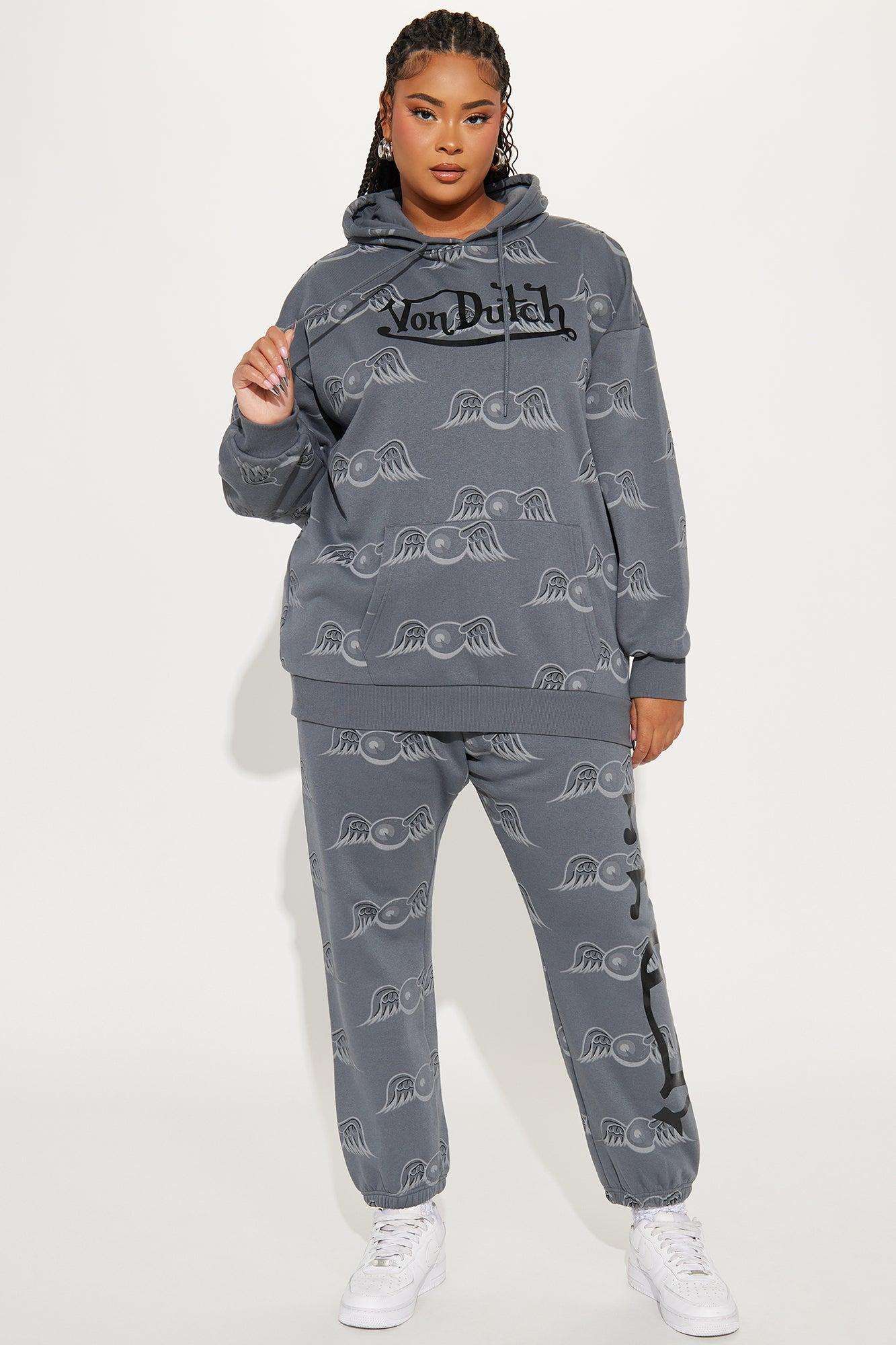 Von Dutch Fly High Hoodie - Charcoal Product Image