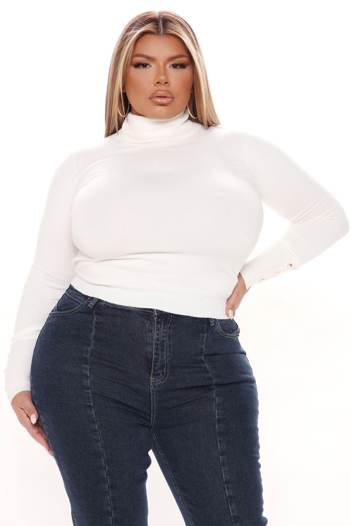 Meet Me Somewhere Turtle Neck Sweater - Ivory Product Image