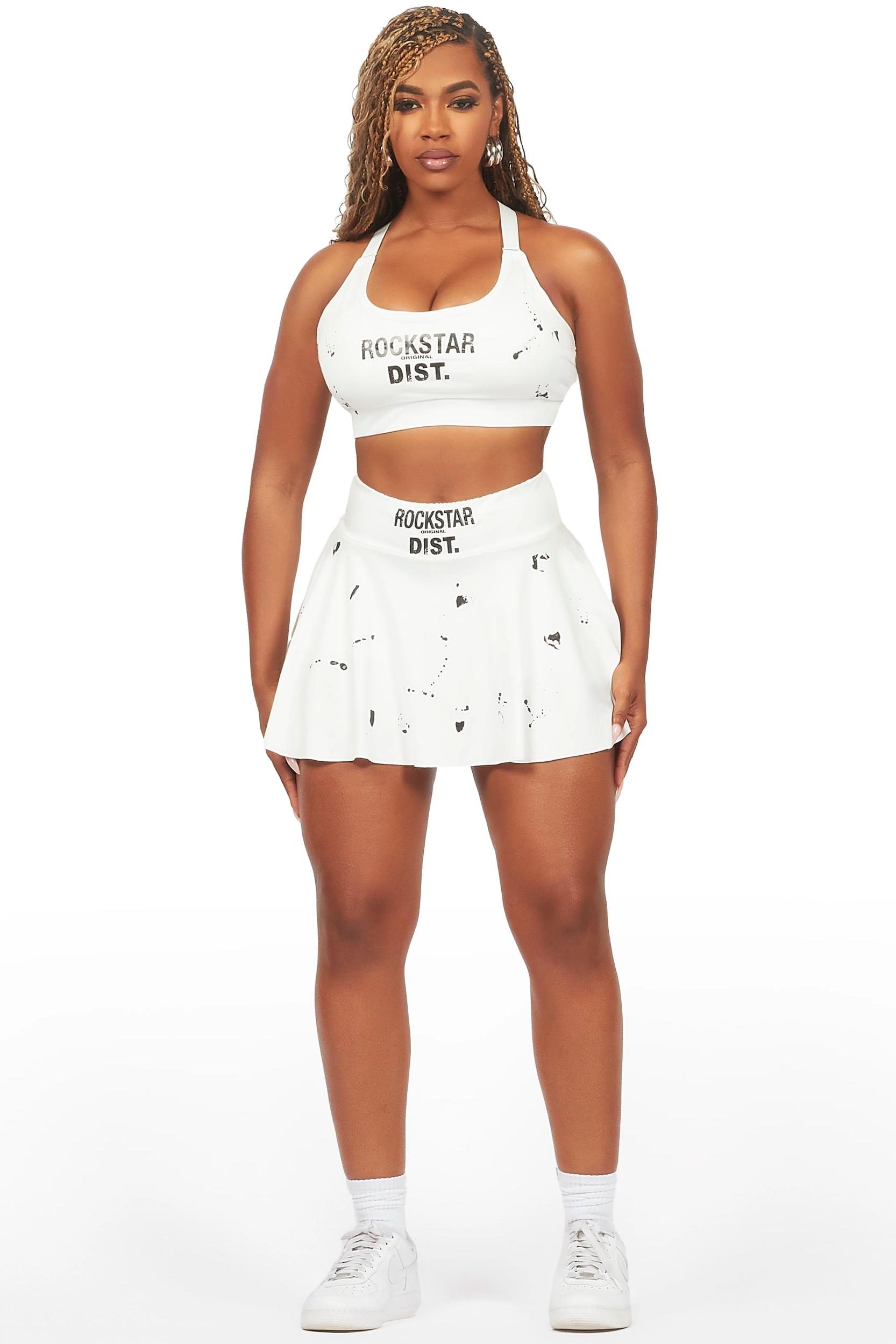 Tiffanie White Skirt Set Female Product Image