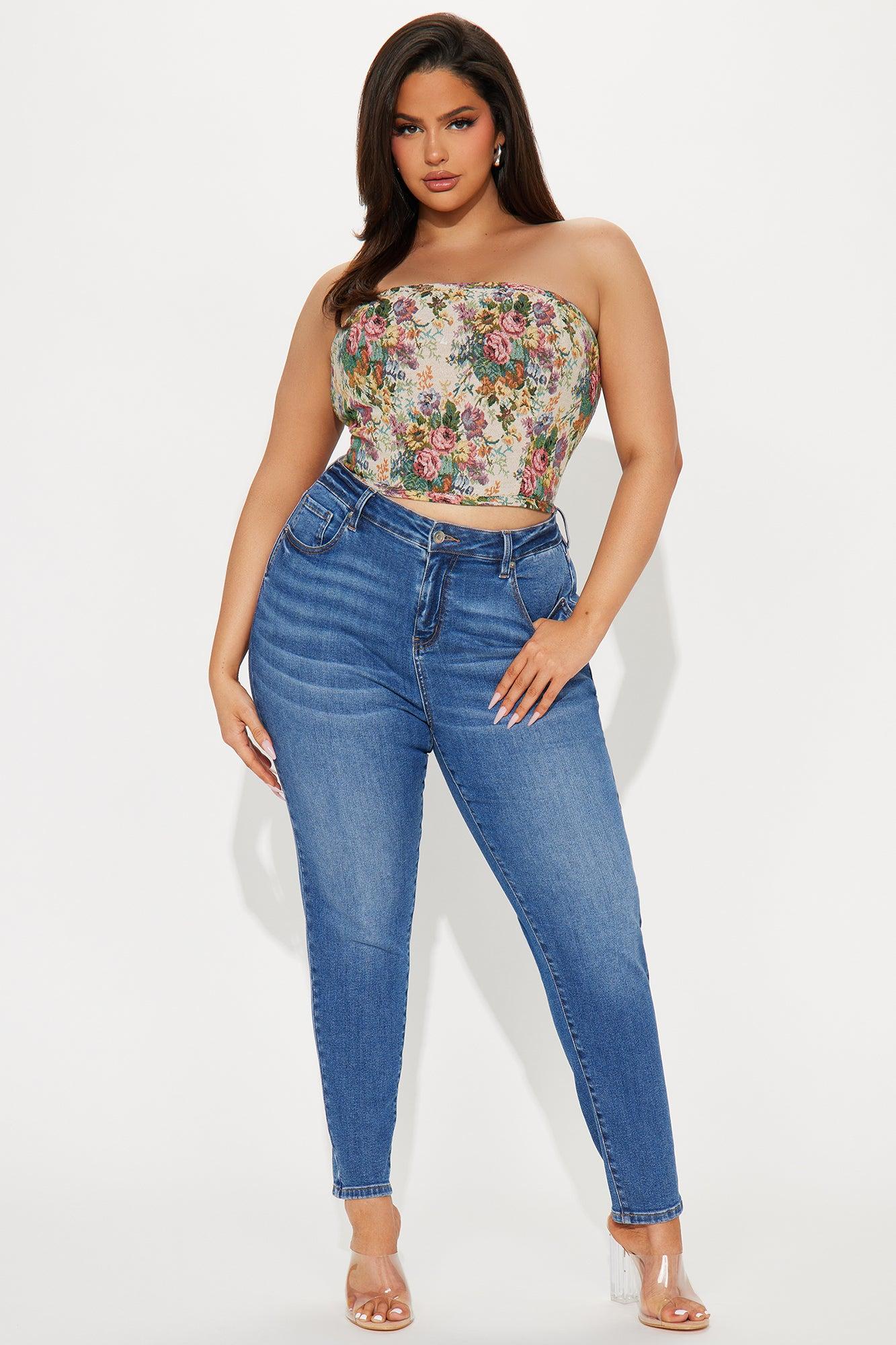 Unlike The Rest Corset Top - Taupe/combo Product Image