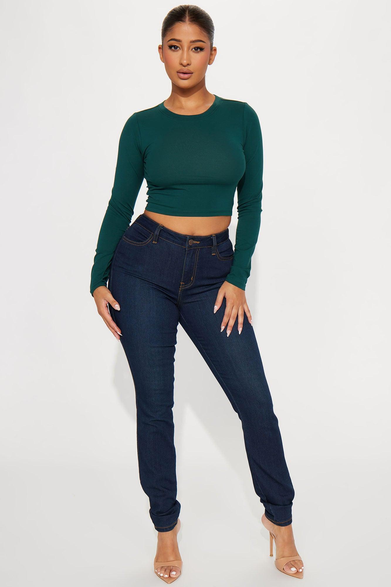 Robin Long Sleeve Top - Hunter Product Image