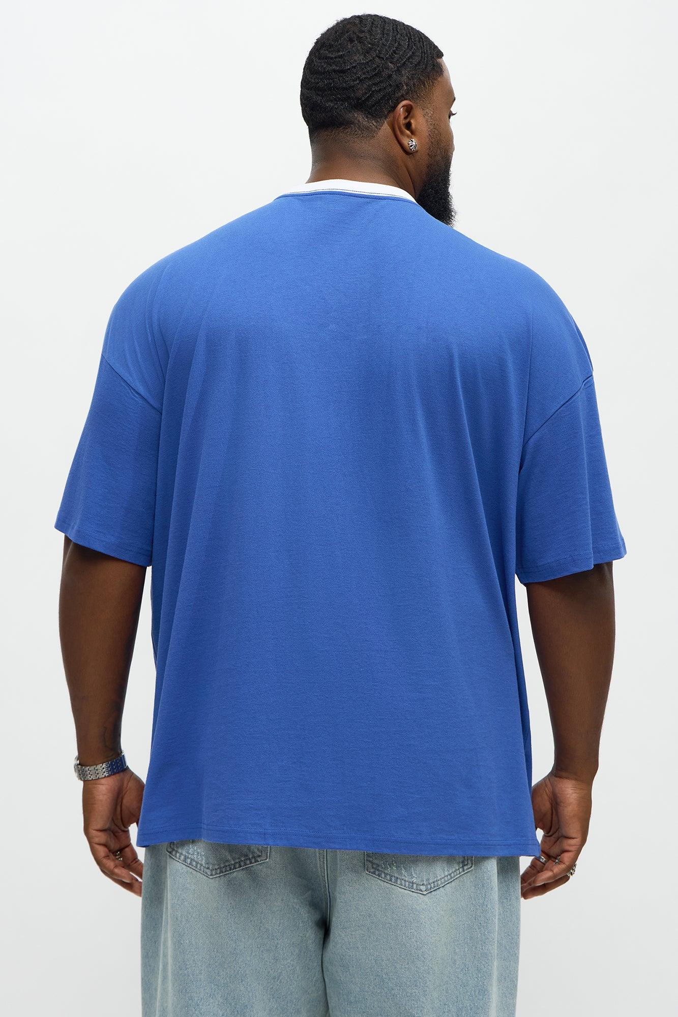 LA Old English Jersey Tee - Blue Male Product Image