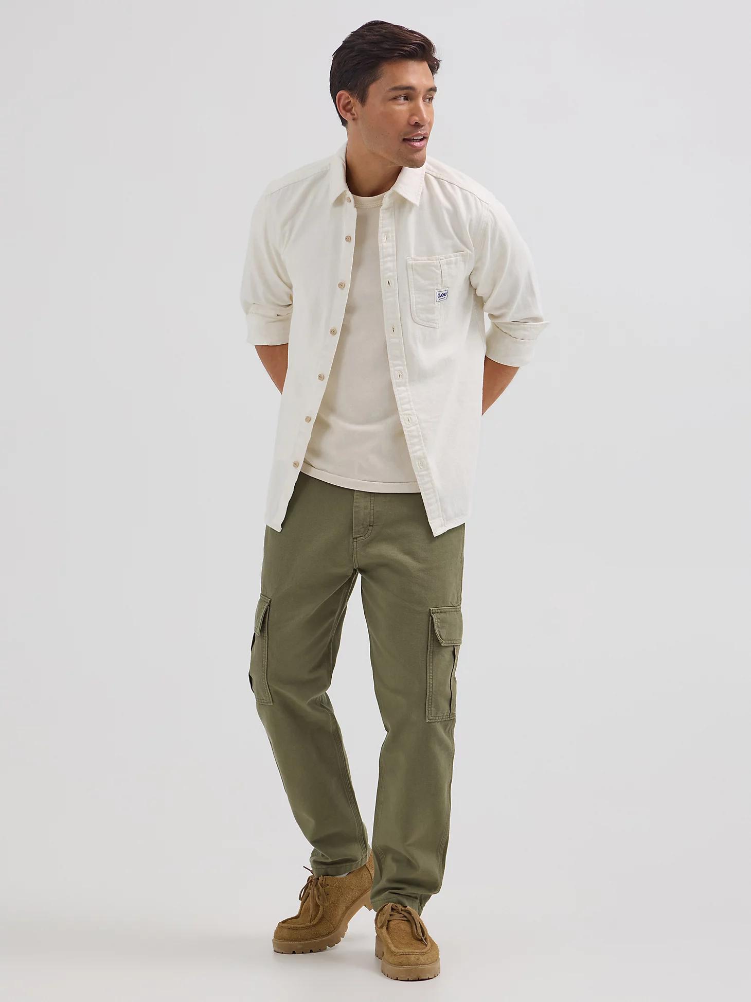 Men's Carolina One Pocket Denim Button Down Shirt | Men's Tops & Tees | Lee® Product Image