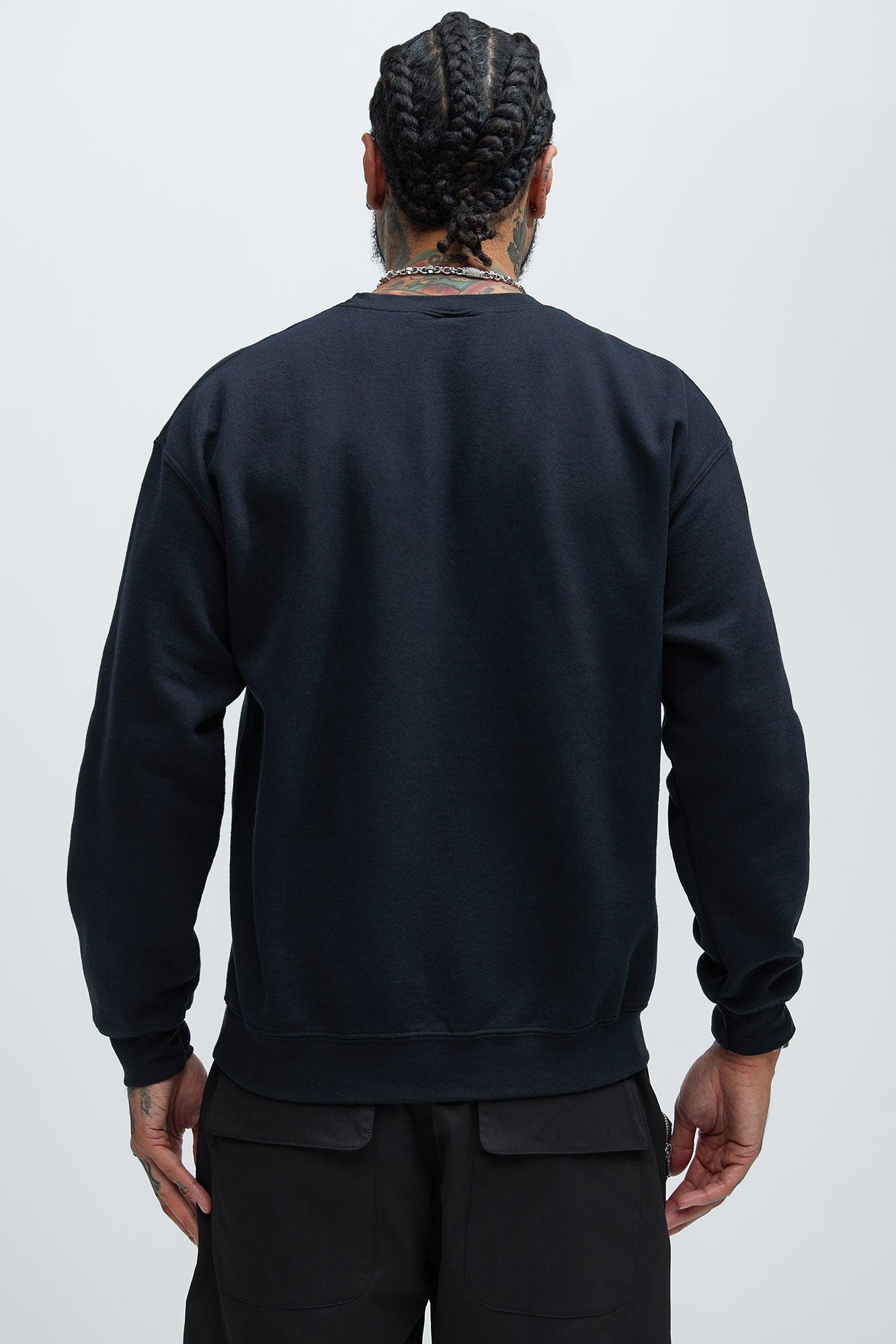 Just Hits Different Sweatshirt - Black Product Image