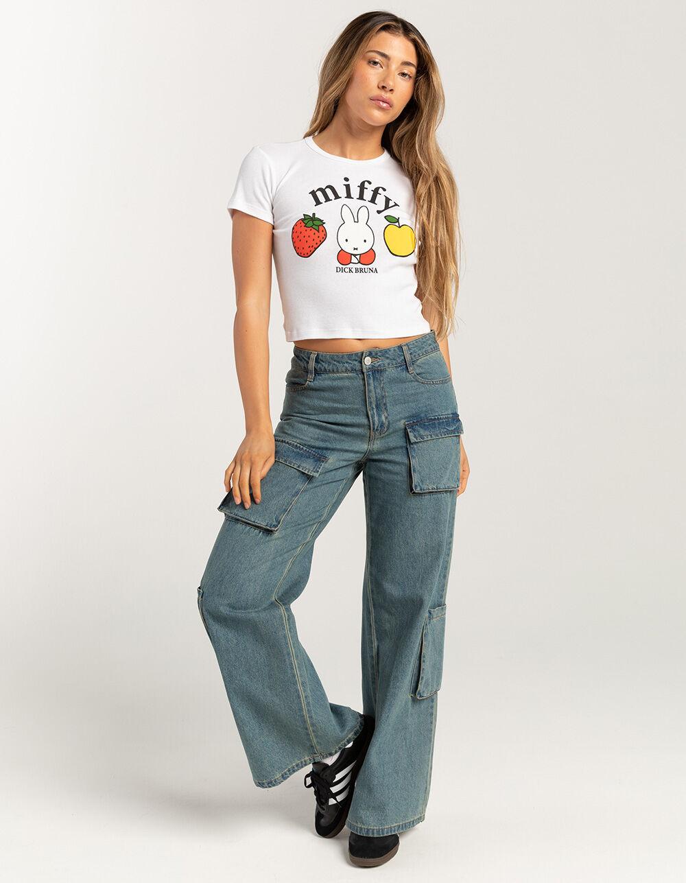 MIFFY Fruit Womens Baby Tee - CREAM Product Image