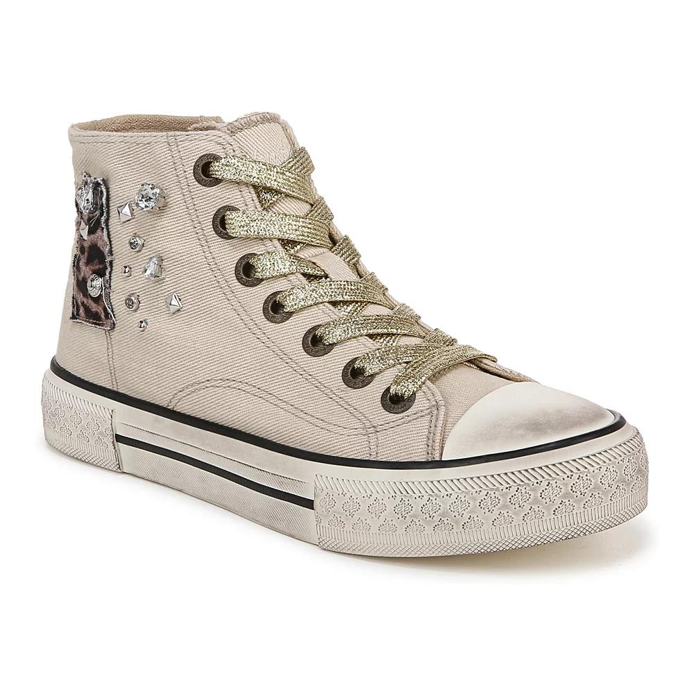 Blowfish Malibu Kimber-Hi Women's High Top Sneakers, Size: 9, Beige Wash Product Image
