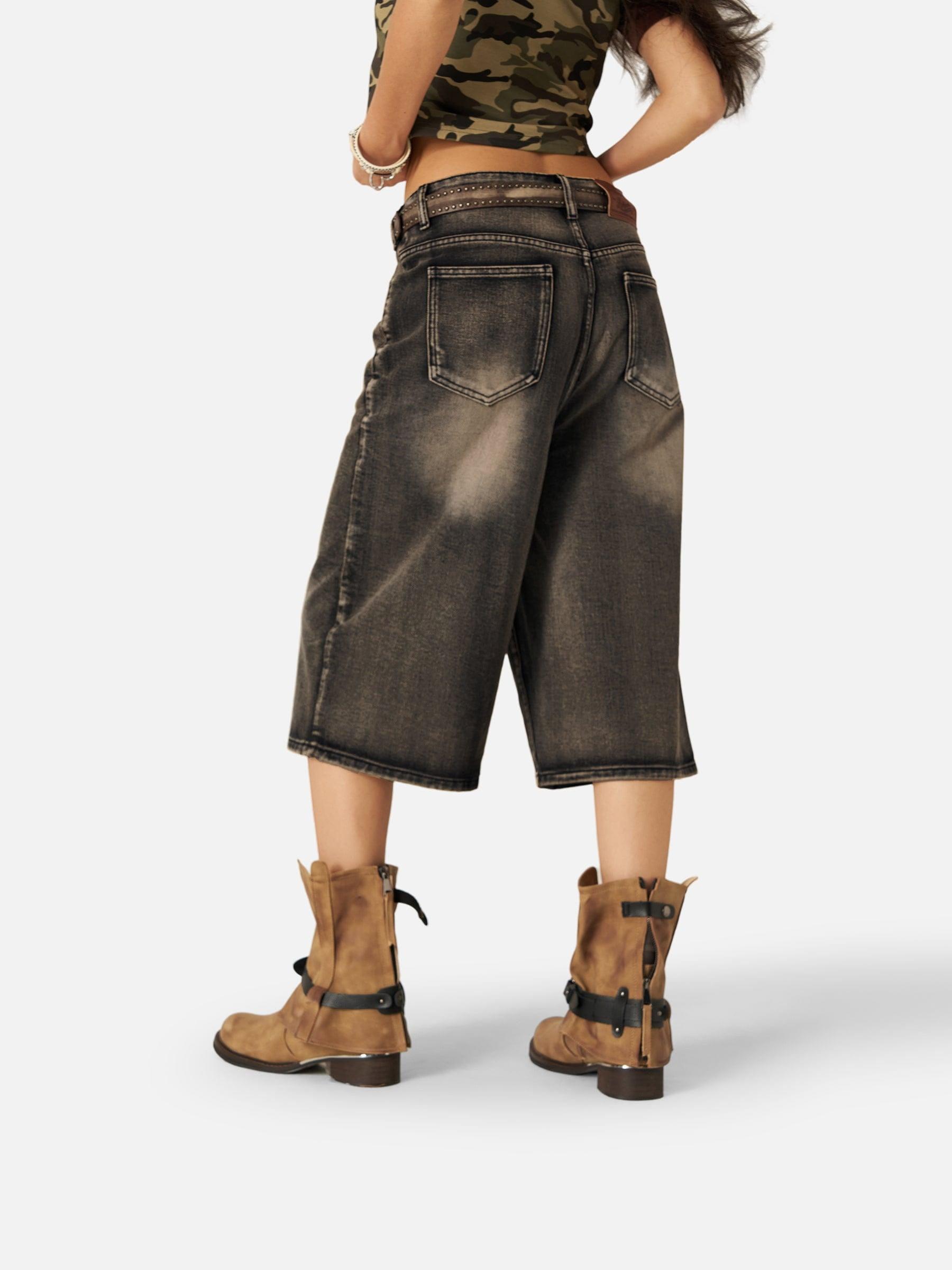 Aelfric Eden Vintage Washed Longline Jorts Product Image