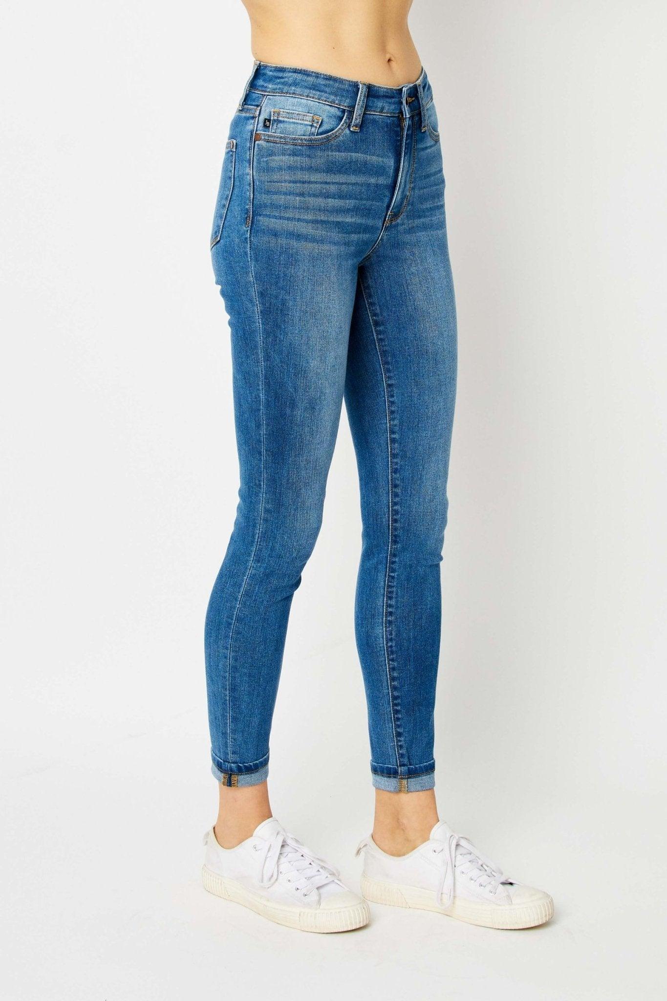 Kaylie Cuffed Skinny Jeans *FS Product Image