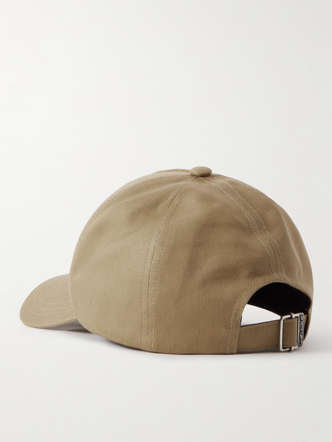 SAINT LAURENT Cotton And Linen Baseball Cap Men In Multicolor Product Image