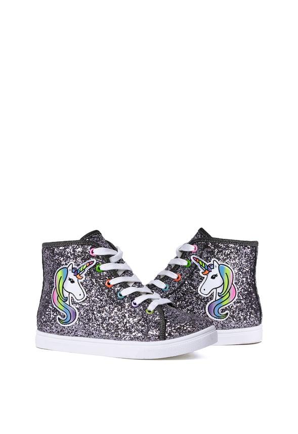 JustFab Margaux Platform Loafer Pump Womens Black/ White Size 8.5 Product Image