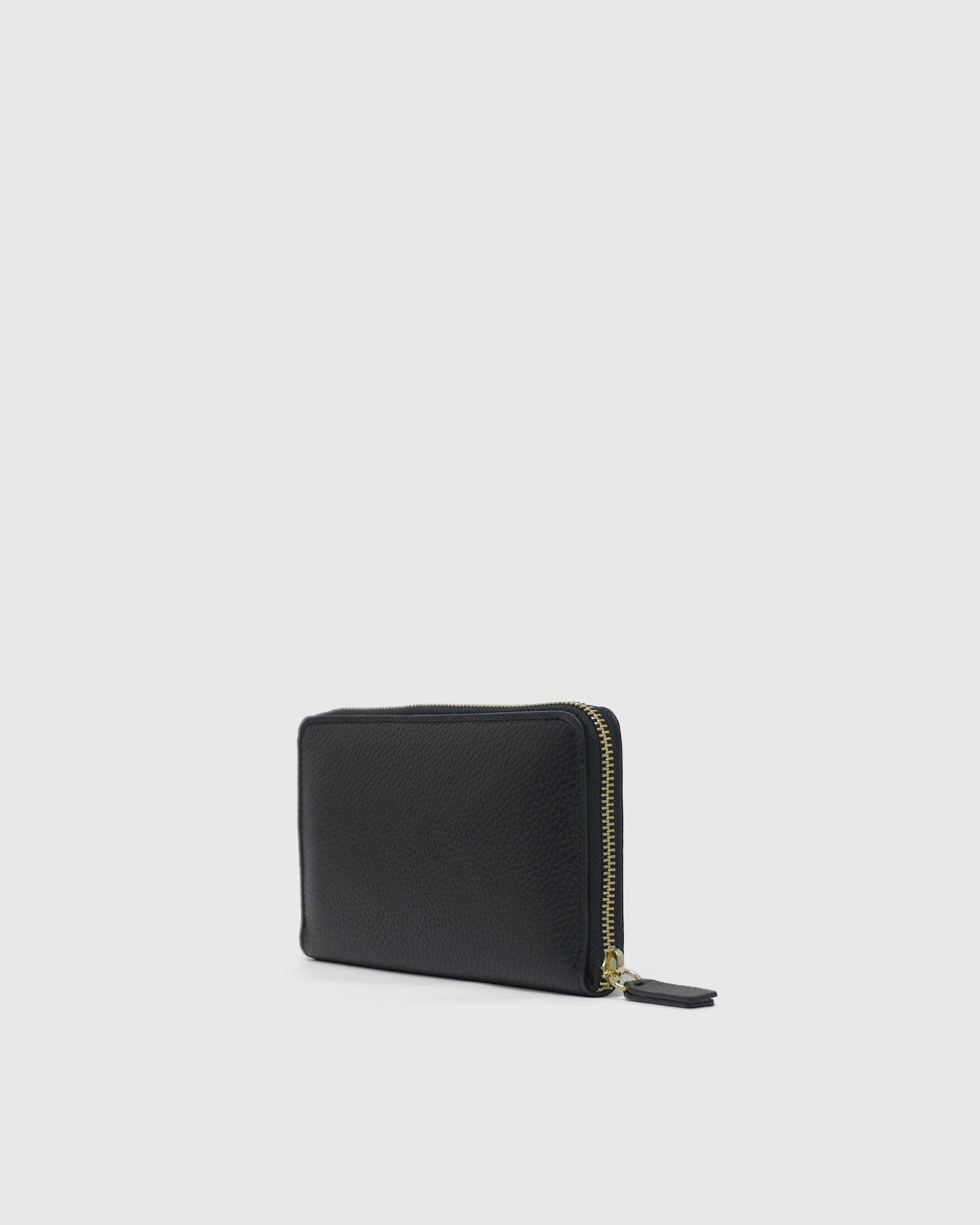 Quince | Women's Italian Pebbled Leather Continental Wallet Italian Leather Product Image