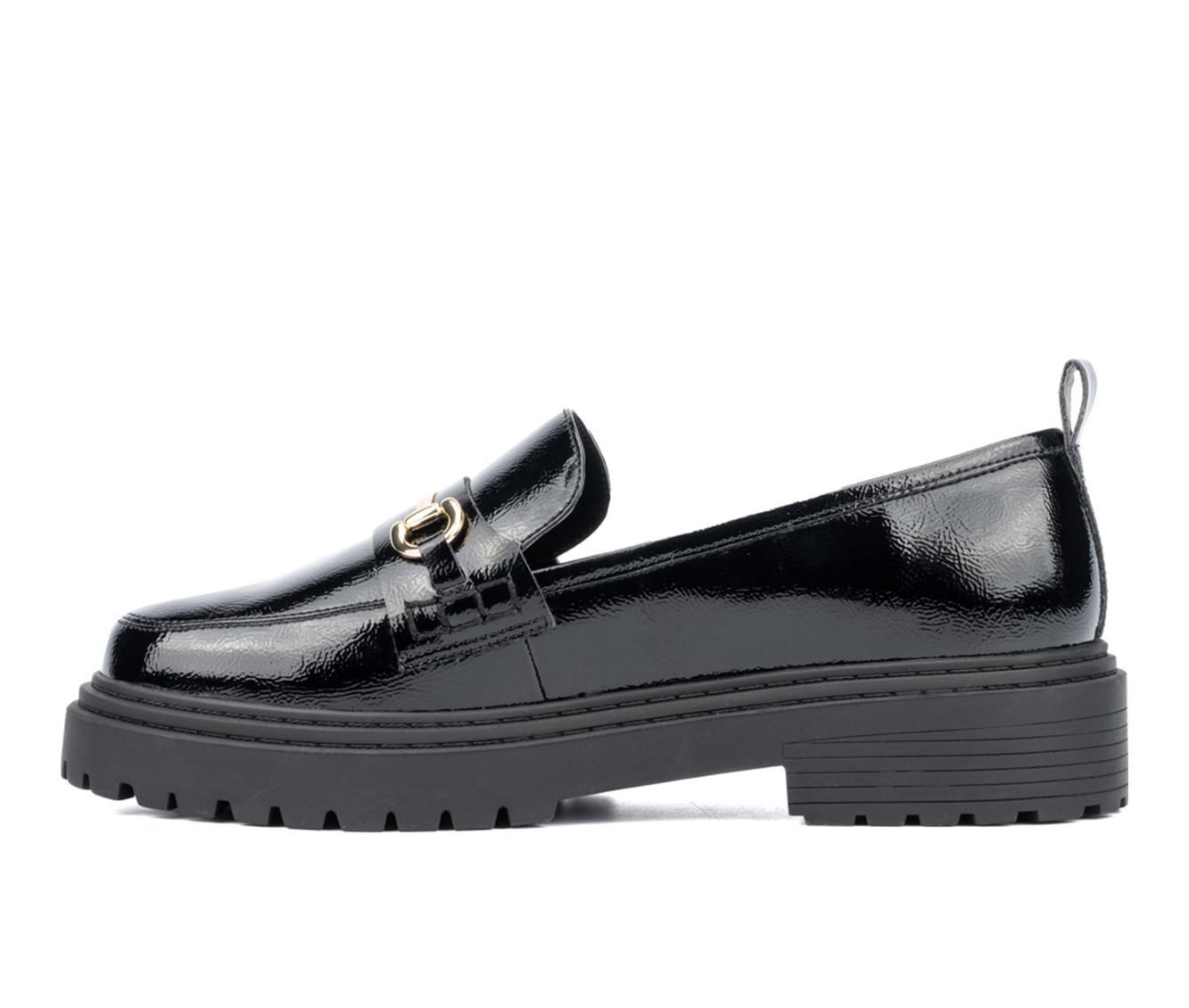 Women's Fashion to Figure Indigo Wide Width Loafers Product Image