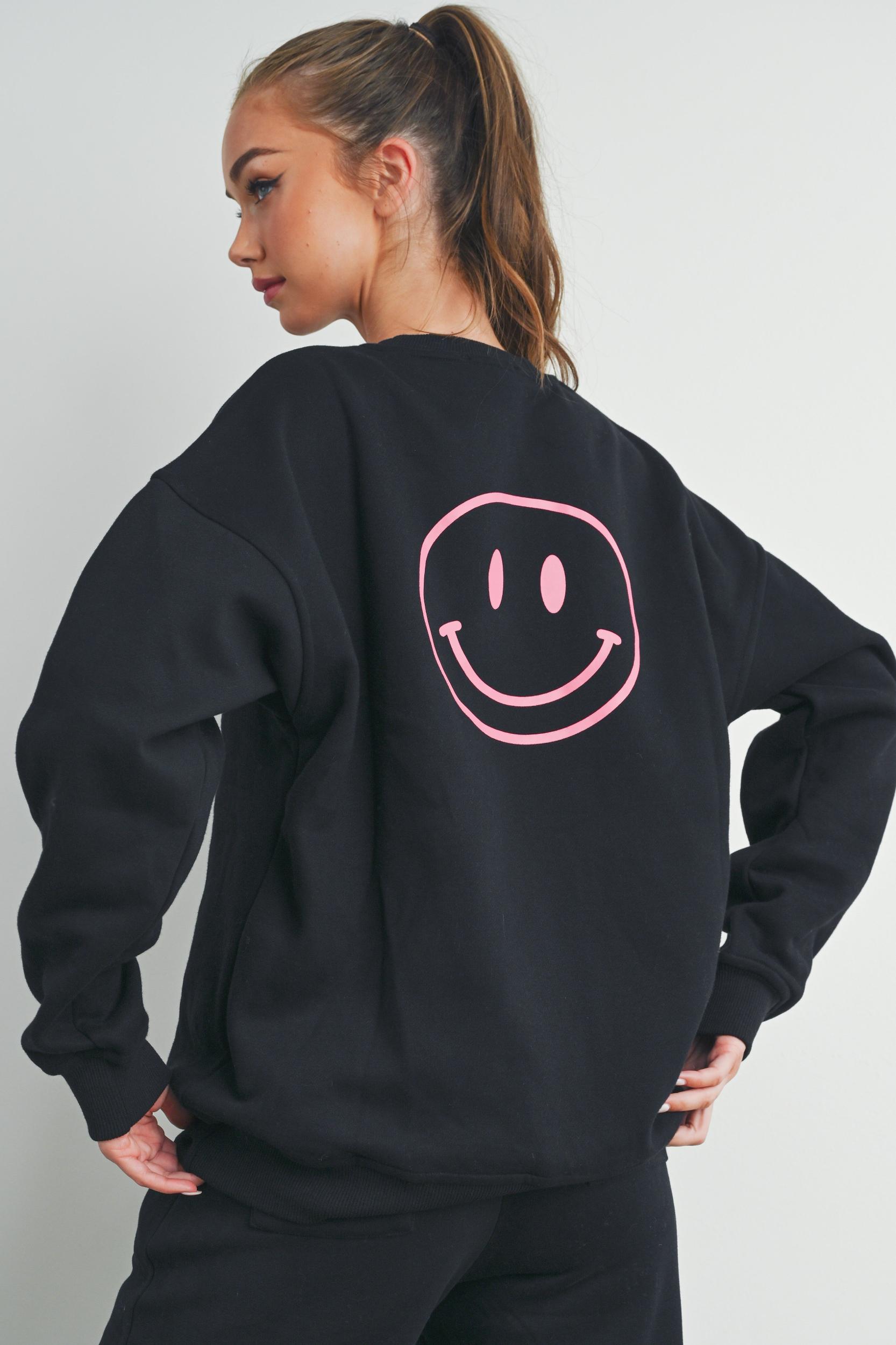 Smiley Face Sweatshirt Product Image