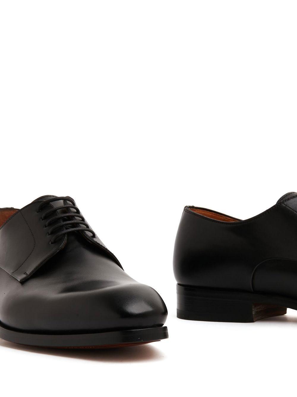 lace-up leather Oxford shoes Product Image