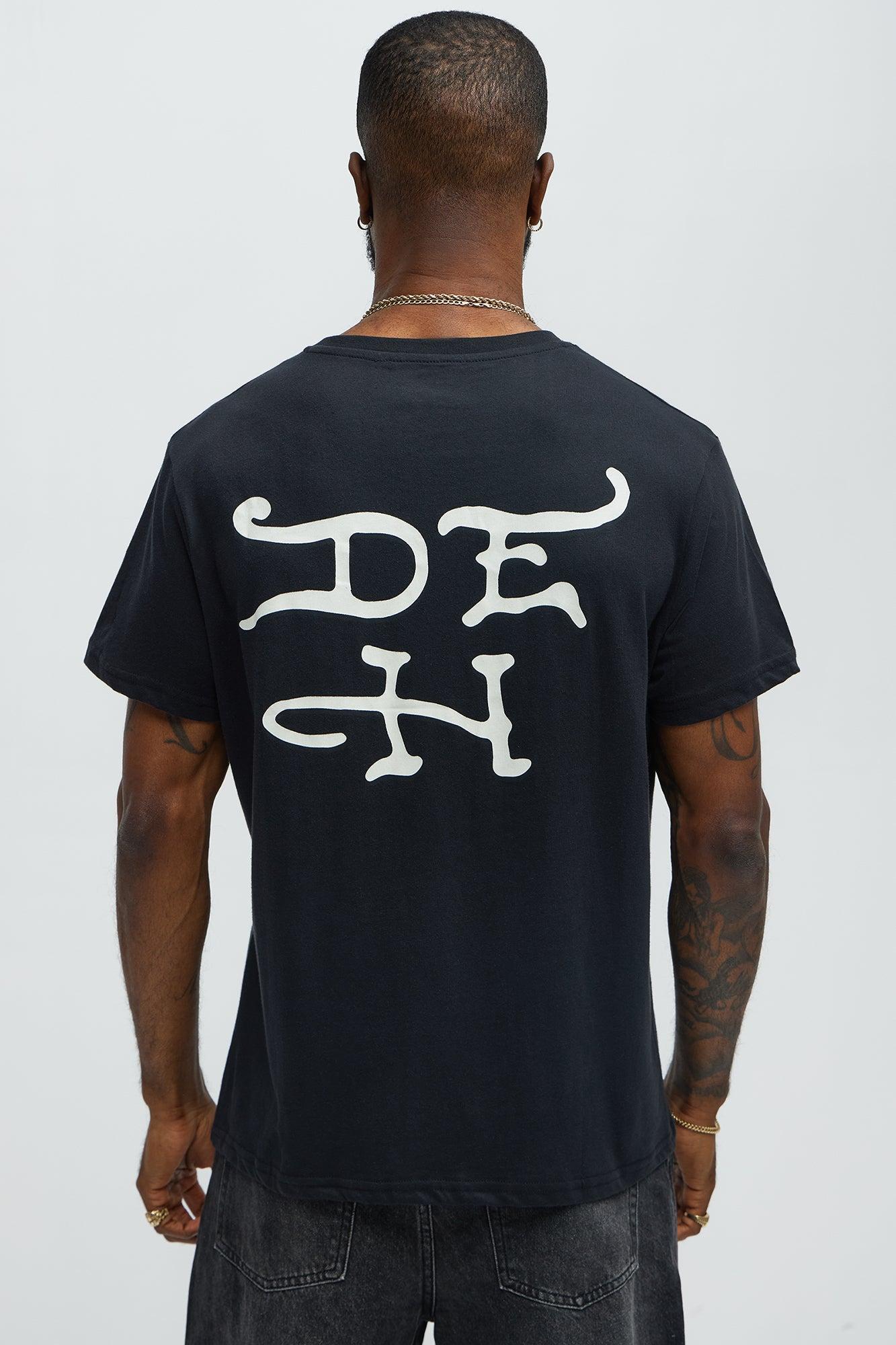 Ed Hardy Twin Tiger Short Sleeve Tee - Black Male Product Image