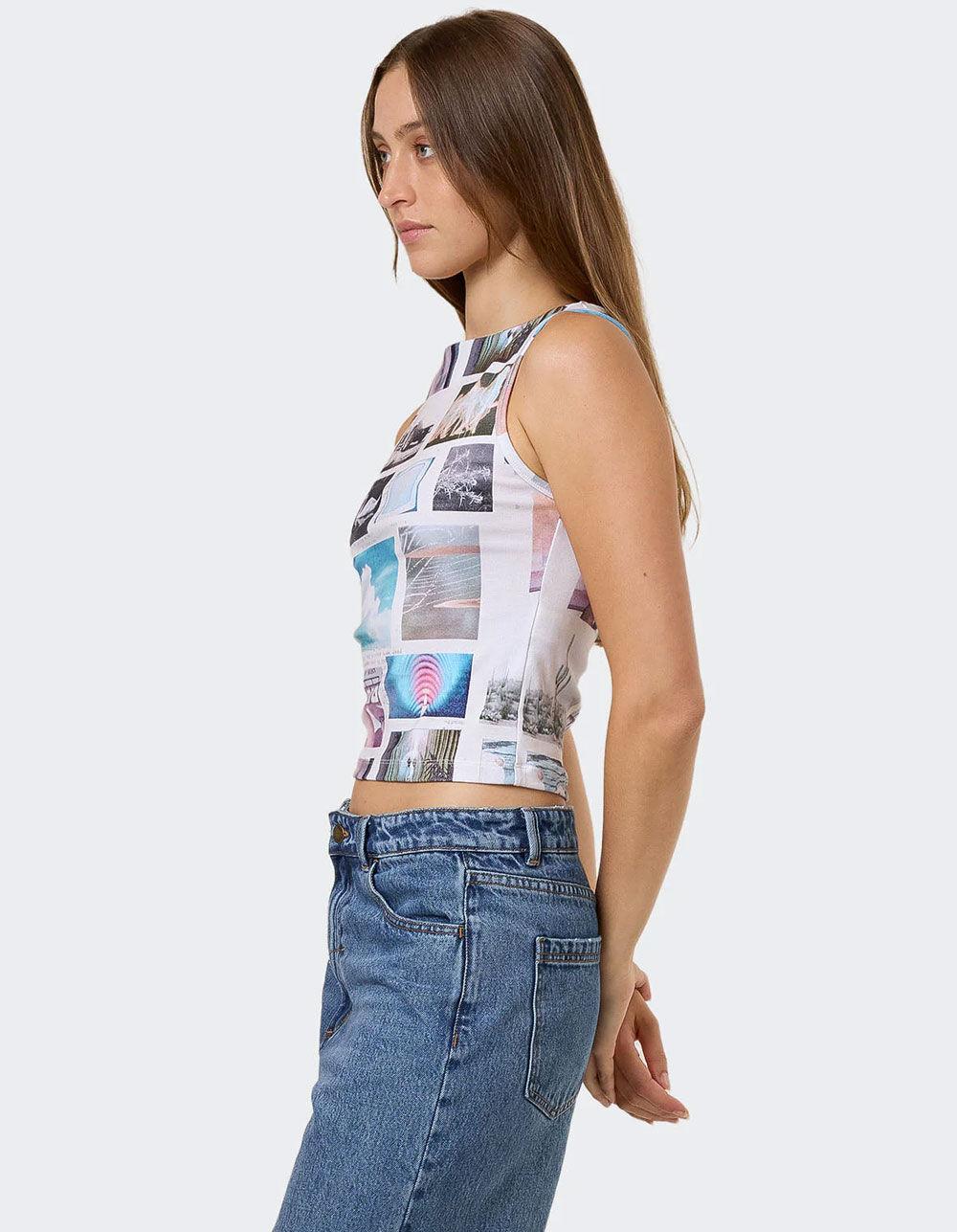 THRILLS Natural Progression Womens Sleeveless Top - WHITE COMBO Product Image