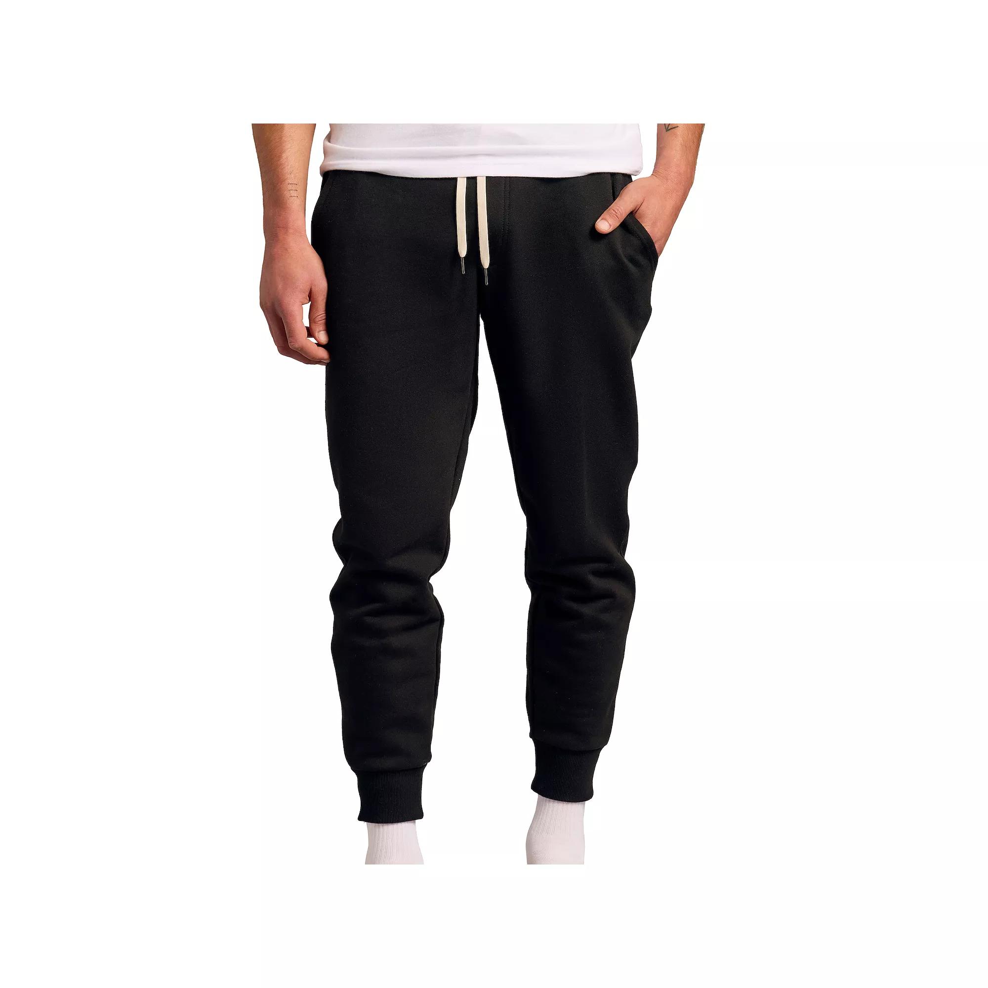 Men's True Classic French Terry Drawstring Jogger Pants, Size: Small, Black Product Image