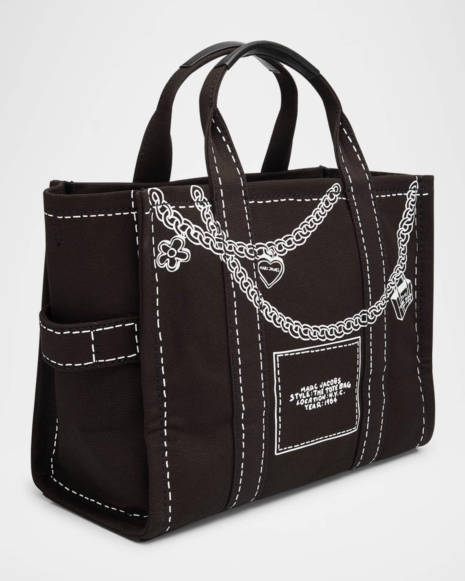 The Medium Trompe L'oeil Canvas Tote Bag Product Image