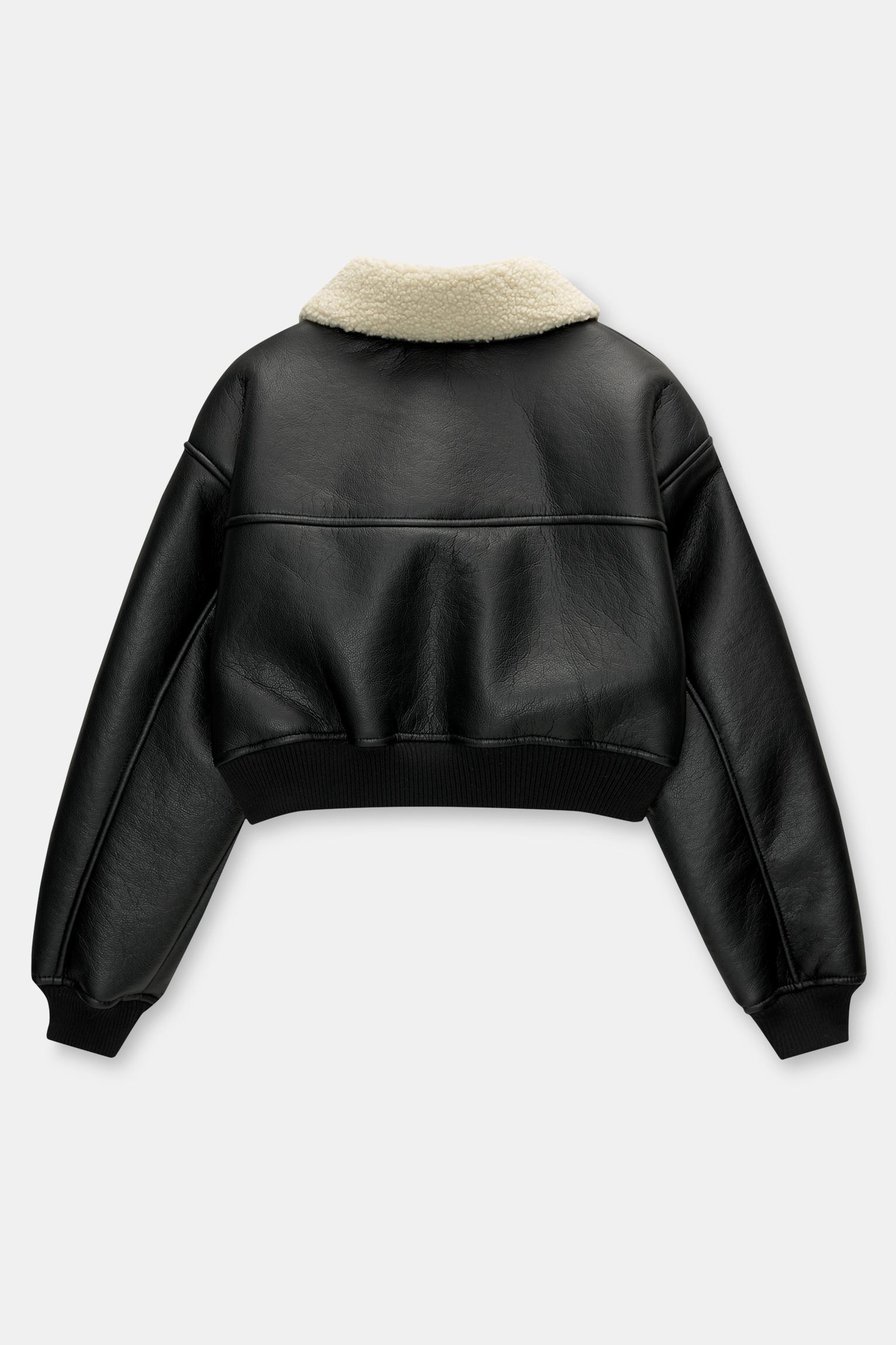 Double-sided cropped jacket Product Image