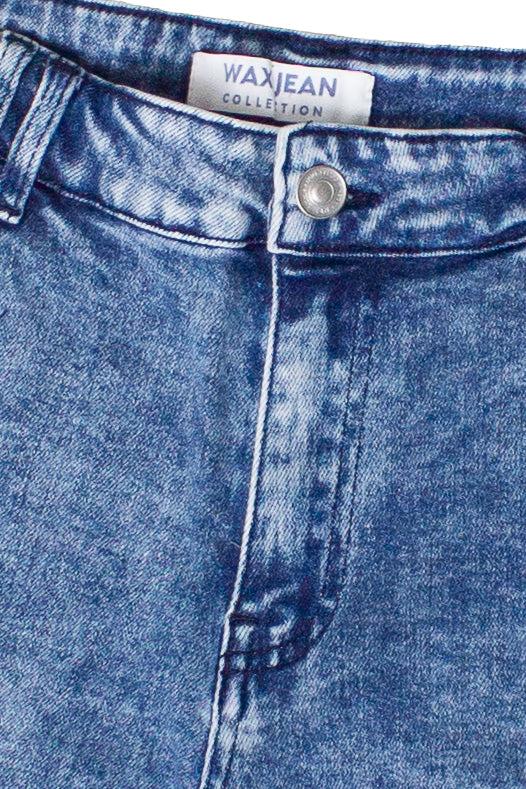 Acid Wash Cargo Jorts Product Image