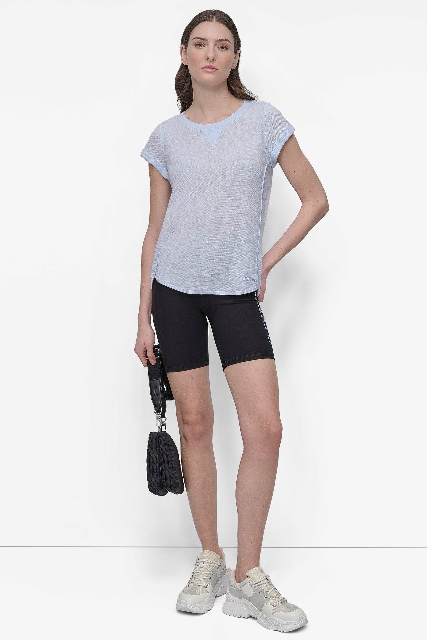 SLUB WAFFLE-KNIT TEE Product Image