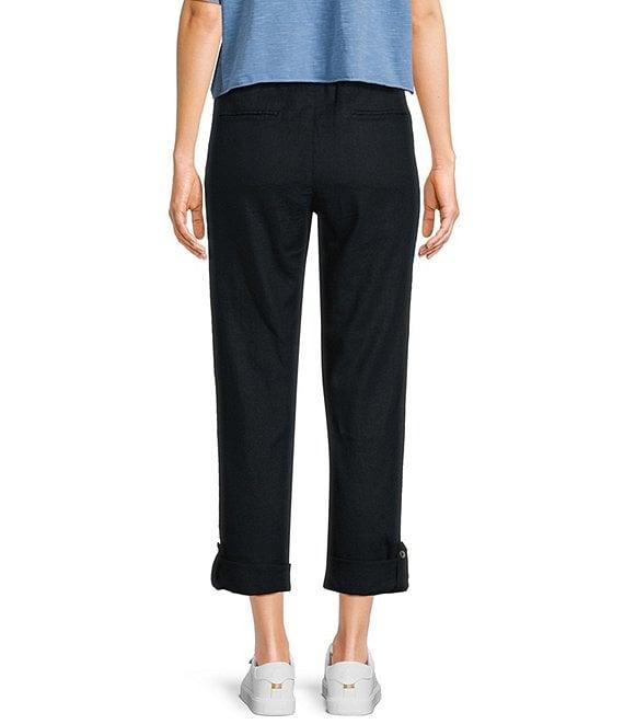 Roxy On The Seashore Mid Rise Linen/Poplin Jogger Pants Product Image
