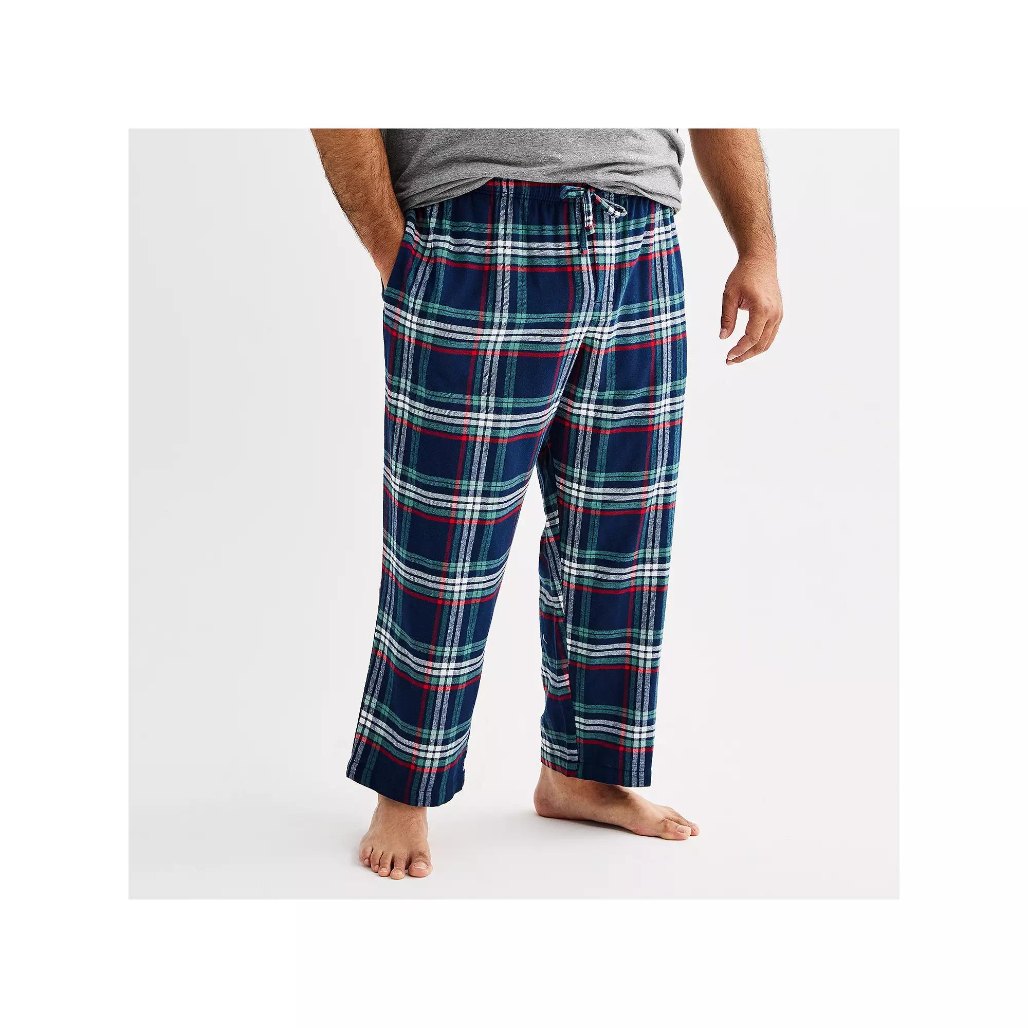Big & Tall Sonoma Goods For Life® Flannel Drawstring Pajama Pants, Men's,  Product Image