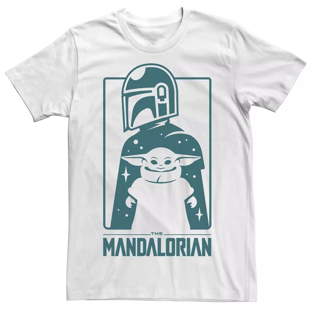 Big & Tall Star Wars Mandalorian Cute Silhouette Tee, Men's,  Product Image
