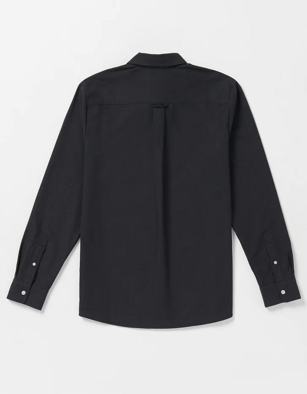 VOLCOM Veeco Oxford Mens Long Sleeve Button Up Shirt - BLACK Product Image