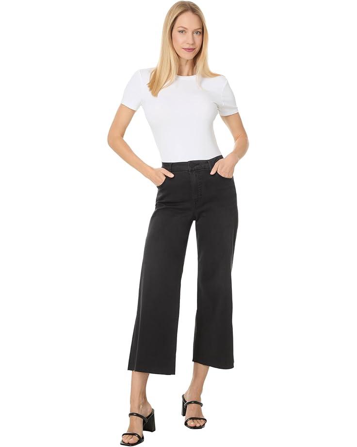 Petite Meg High-Rise Wide Leg Exposed Button Raw Hem Patch Pockets in Prevent Product Image