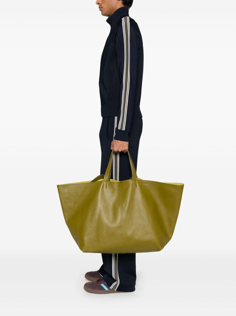 leather tote bag Product Image