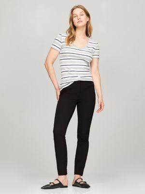 Stripe V-Neck Favorite T-Shirt Product Image