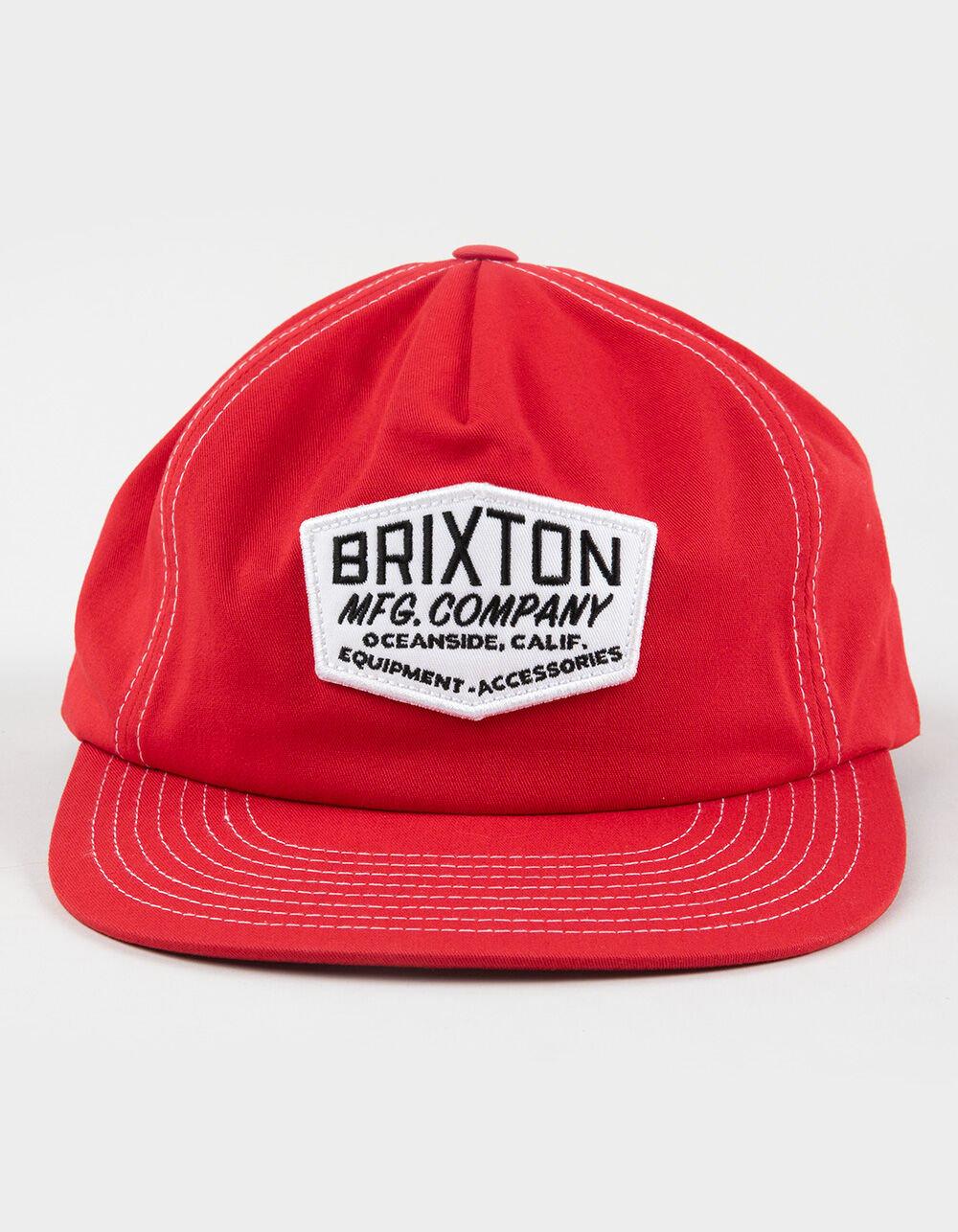 BRIXTON Coleson Snapback Hat  - RED Product Image