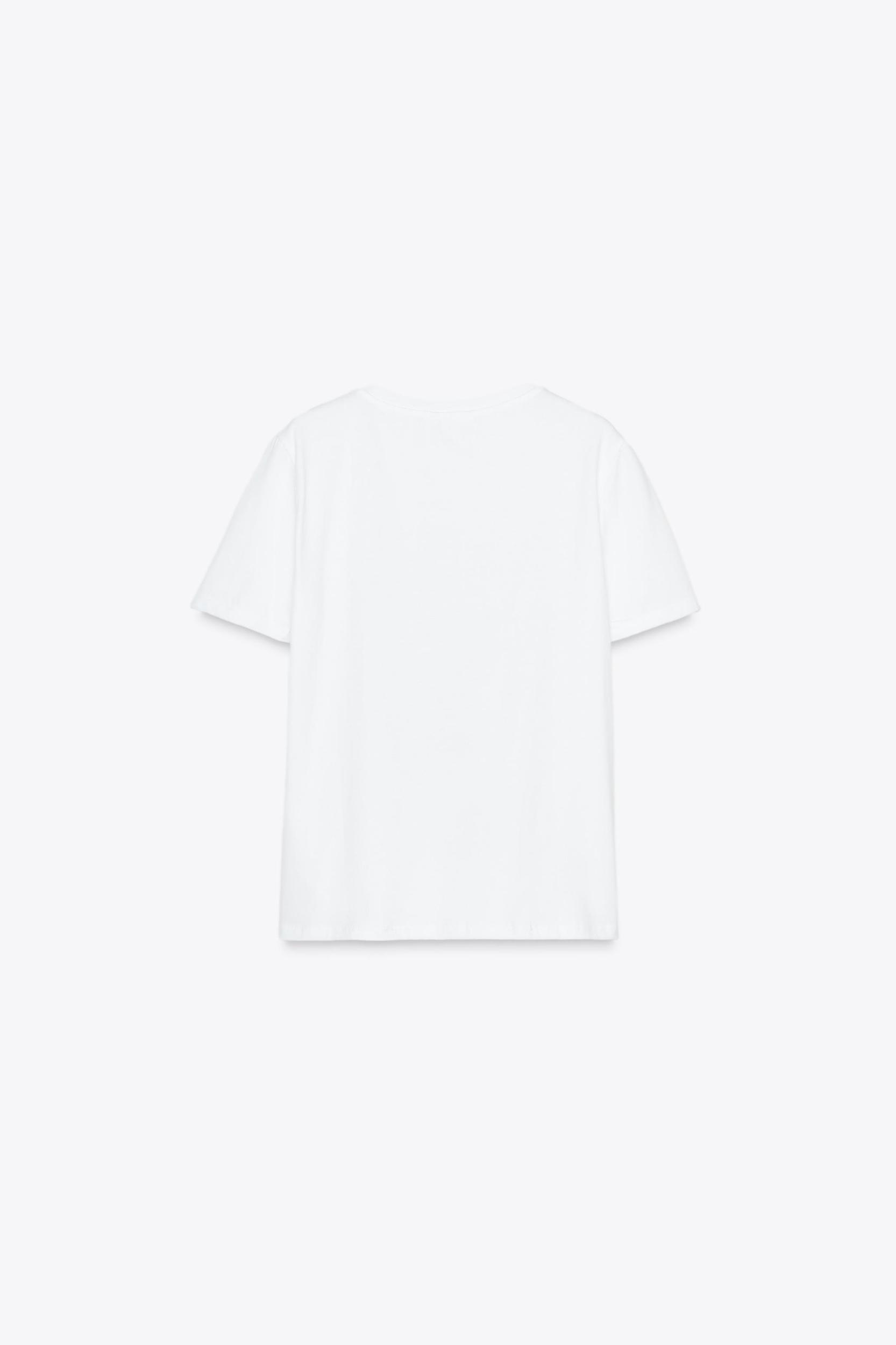 METALLIC PRINT T-SHIRT Product Image